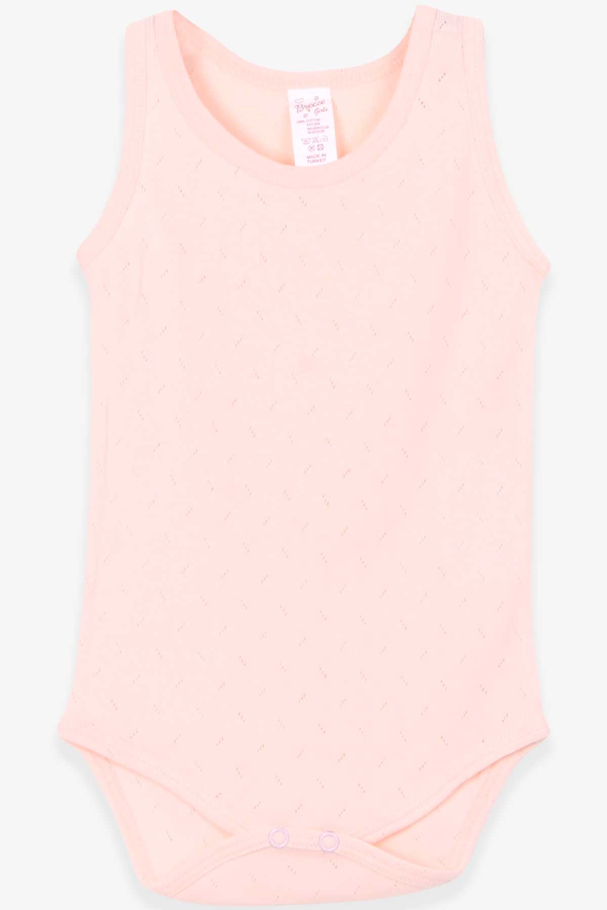 Breeze Kız Bebek Çıtçıtlı Body Somon (9 Ay-3 Yaş)