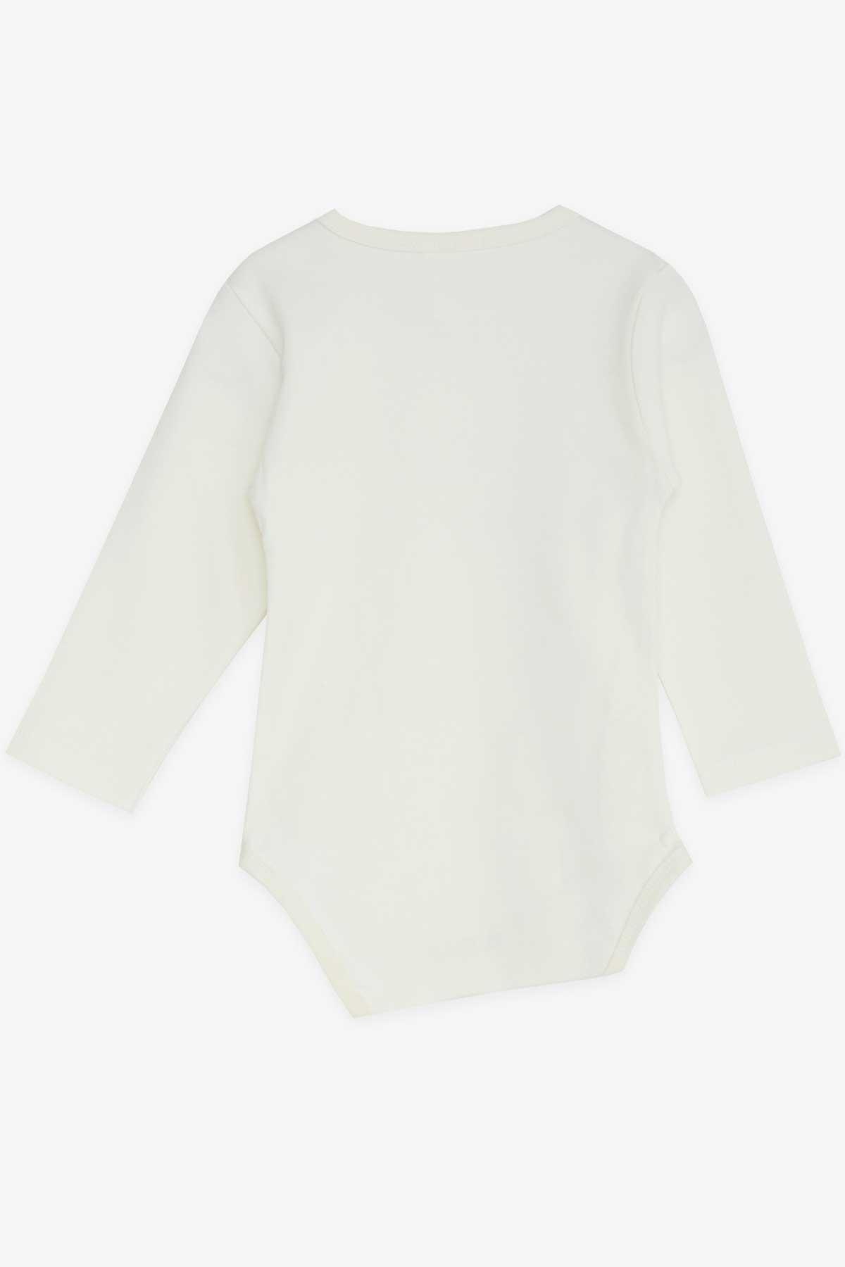 Breeze Kız Bebek Çıtçıtlı Body Tavşanlı Ekru (9 Ay-3 Yaş)