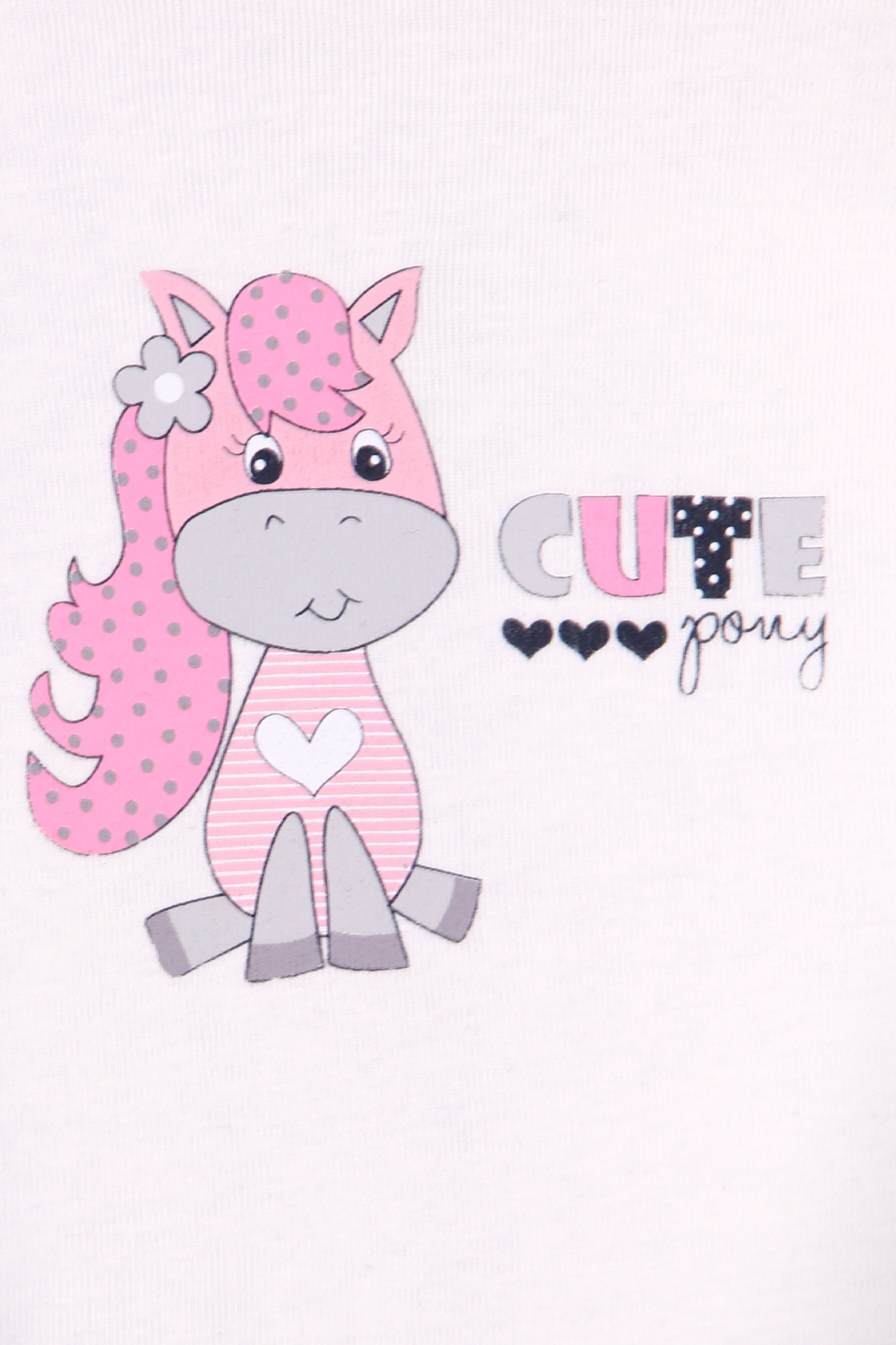Breeze Kız Bebek Çıtçıtlı Body Unicorn'lu Krem (9 Ay-3 Yaş)