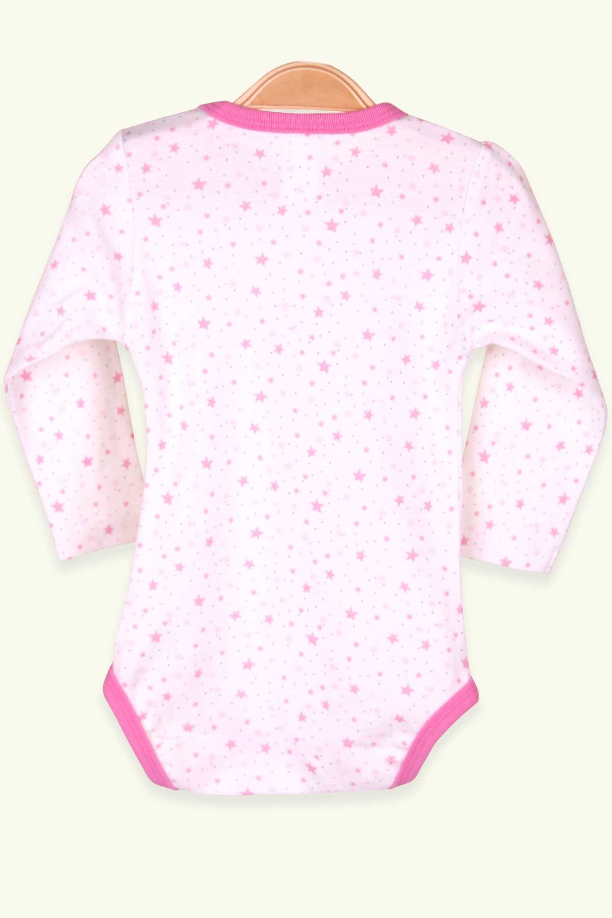 Breeze Kız Bebek Çıtçıtlı Body Yıldızlı Ekru (9 Ay-3 Yaş)