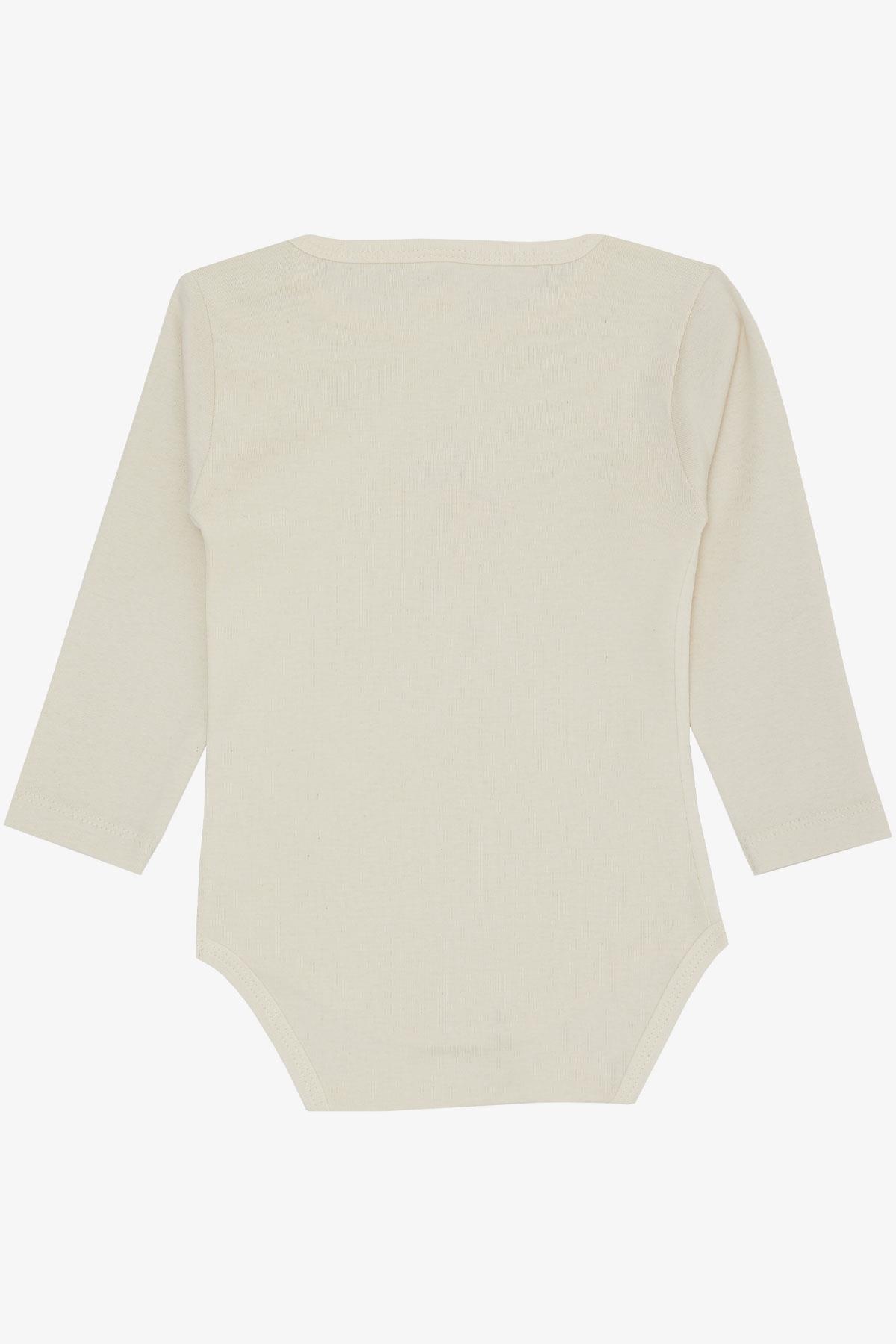 Breeze Kız Bebek Çıtçıtlı Zıbın Body Kalpli Uğur Böceği Baskılı Ekru (9 Ay-3 Yaş)