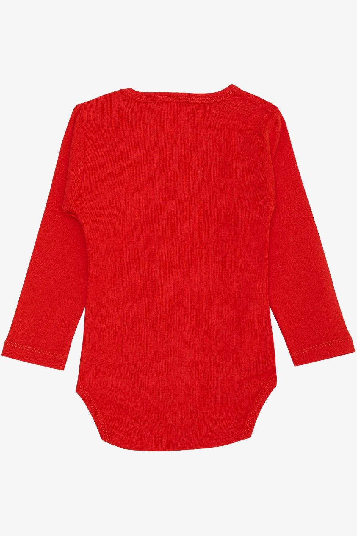 Breeze Kız Bebek Çıtçıtlı Zıbın Body Uğur Böceği Baskılı Çiçekli Narçiçeği (9 Ay-3 Yaş)