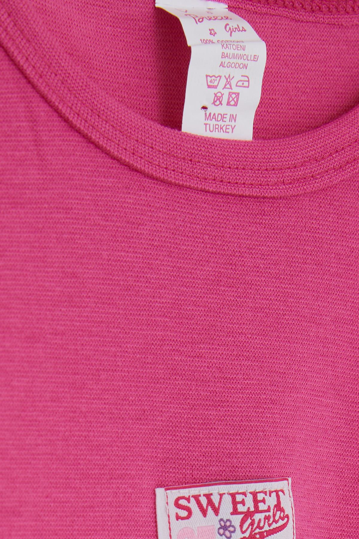 Breeze Kız Bebek Çıtçıtlı Zıbın Body Yazı Baskılı Fuşya (9 Ay-3 Yaş)