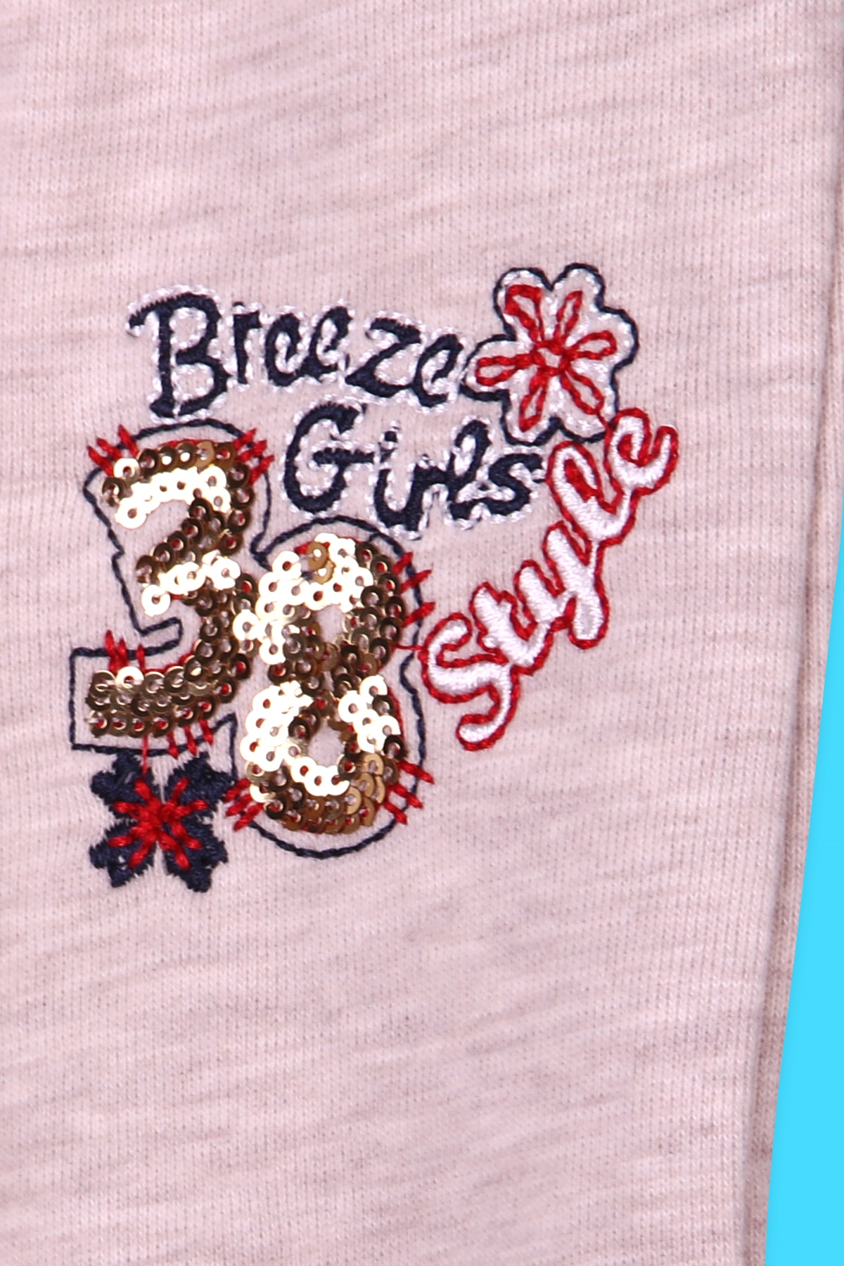 Breeze Kız Bebek Eşofman Altı Basic Nakışlı Taş (9 Ay-3 Yaş)