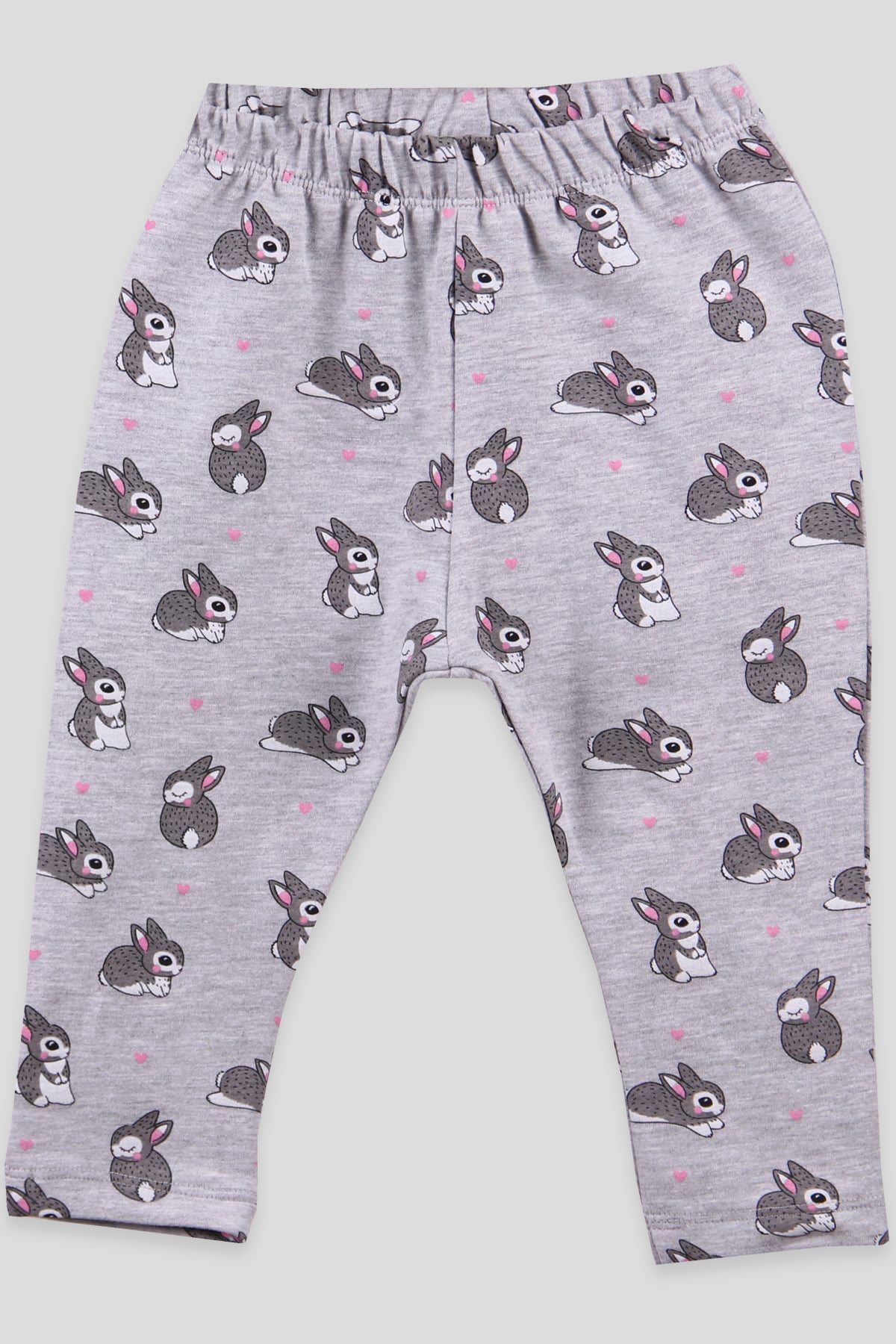 Breeze Kız Bebek Eşofman Altı Tavşan Baskılı (1 Yaş)