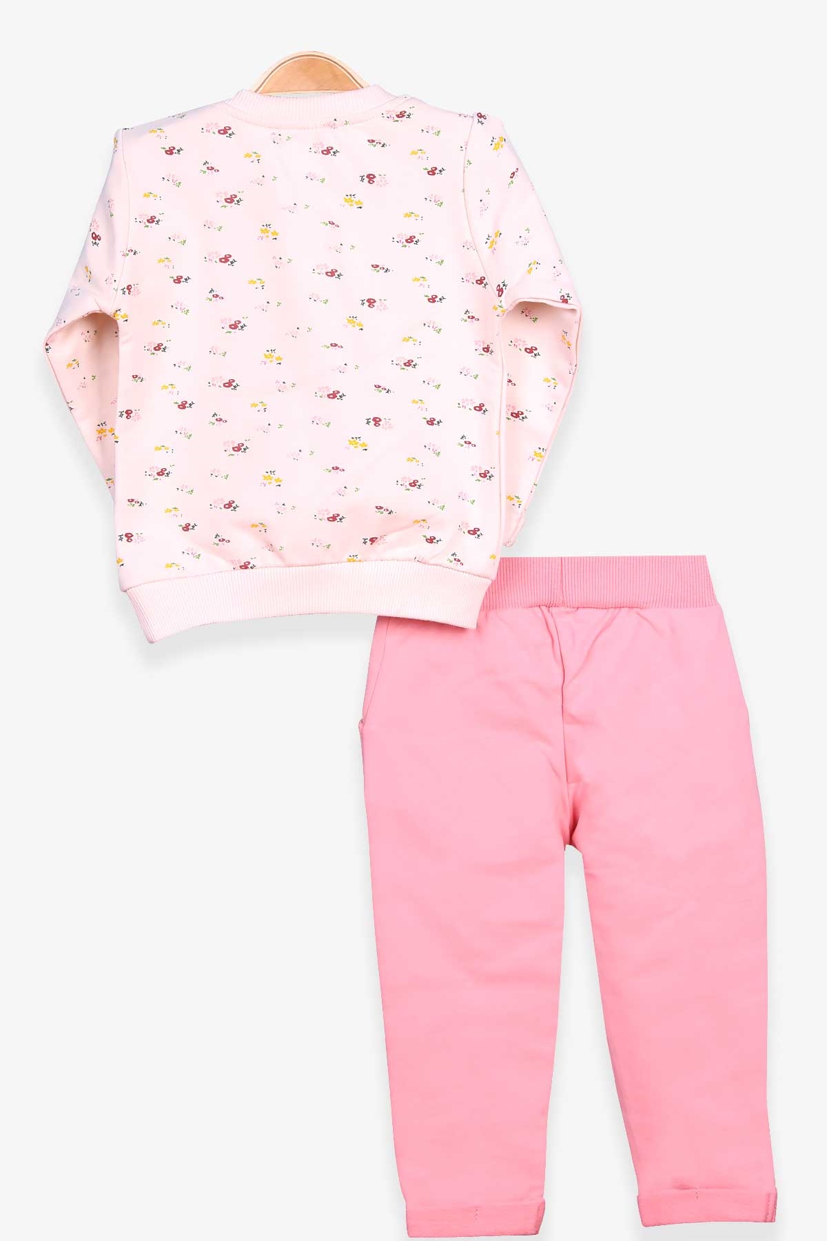 Breeze Kız Bebek Eşofman Takımı Çiçekli Krem (6 Ay-2 Yaş)