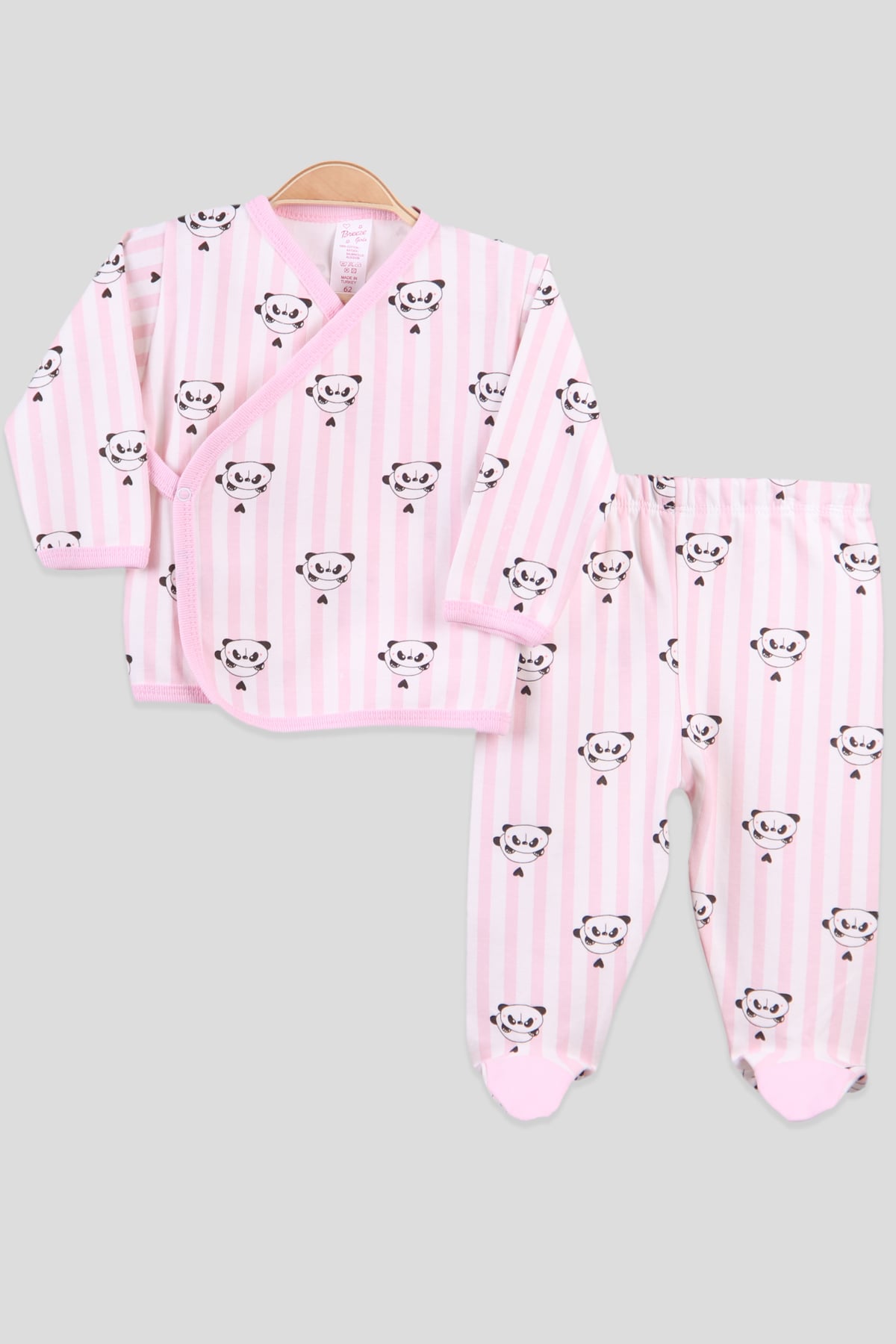 Breeze Kız Bebek Hastane Çıkışı 3 lü Pembe (0-4 Ay)