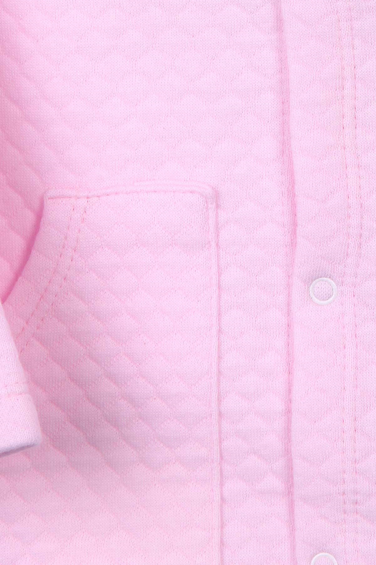 Breeze Kız Bebek Hırka Basic Pembe (0-3-9 Ay)