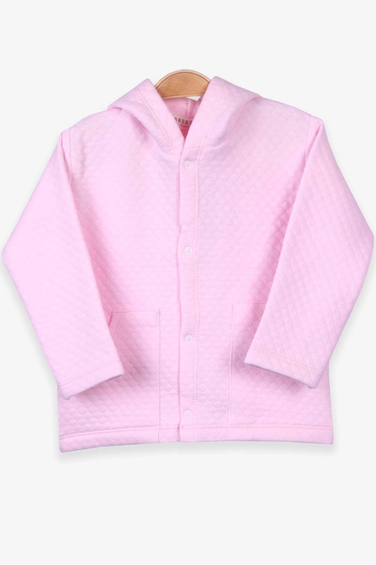 Breeze Kız Bebek Hırka Basic Pembe (0-3-9 Ay)