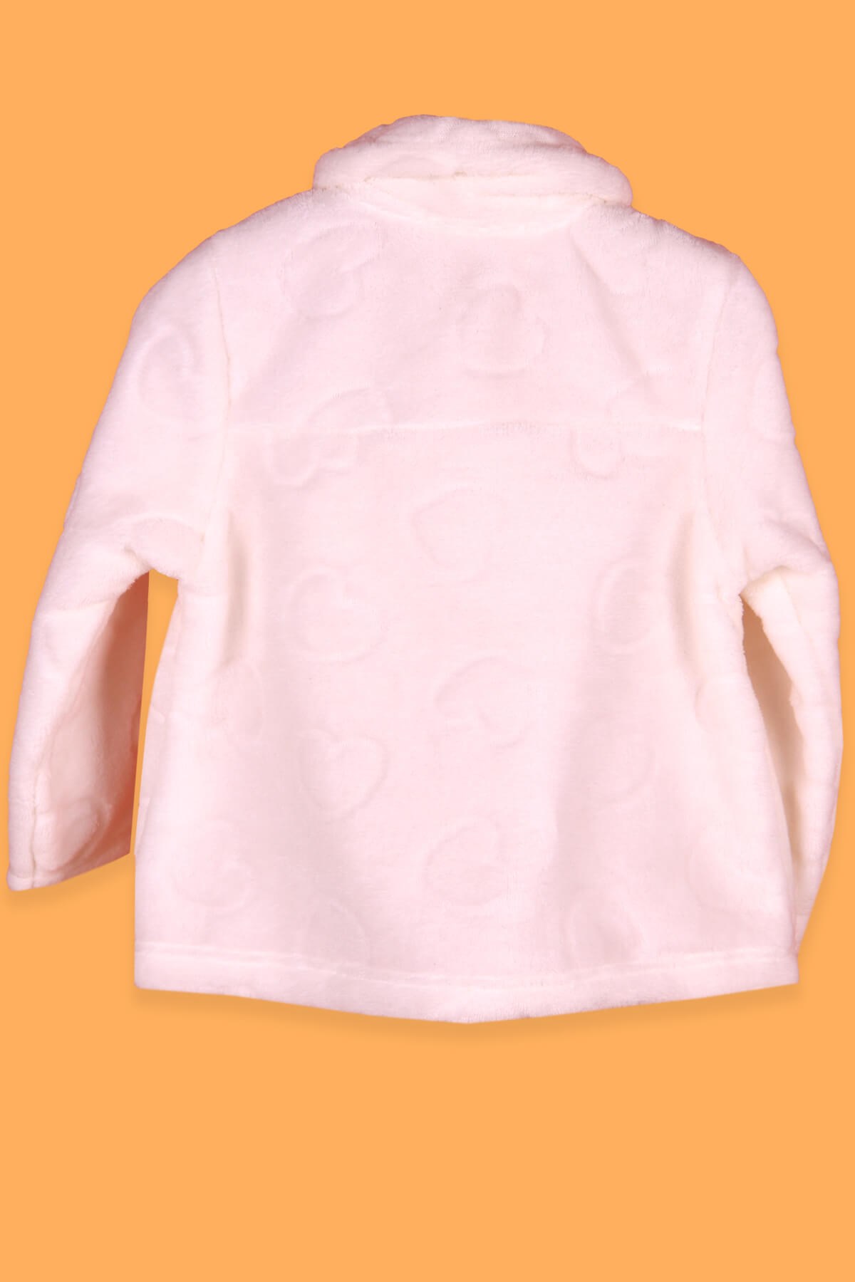 Breeze Kız Bebek Hırka Kalpli Ekru (6 Ay-2 Yaş)
