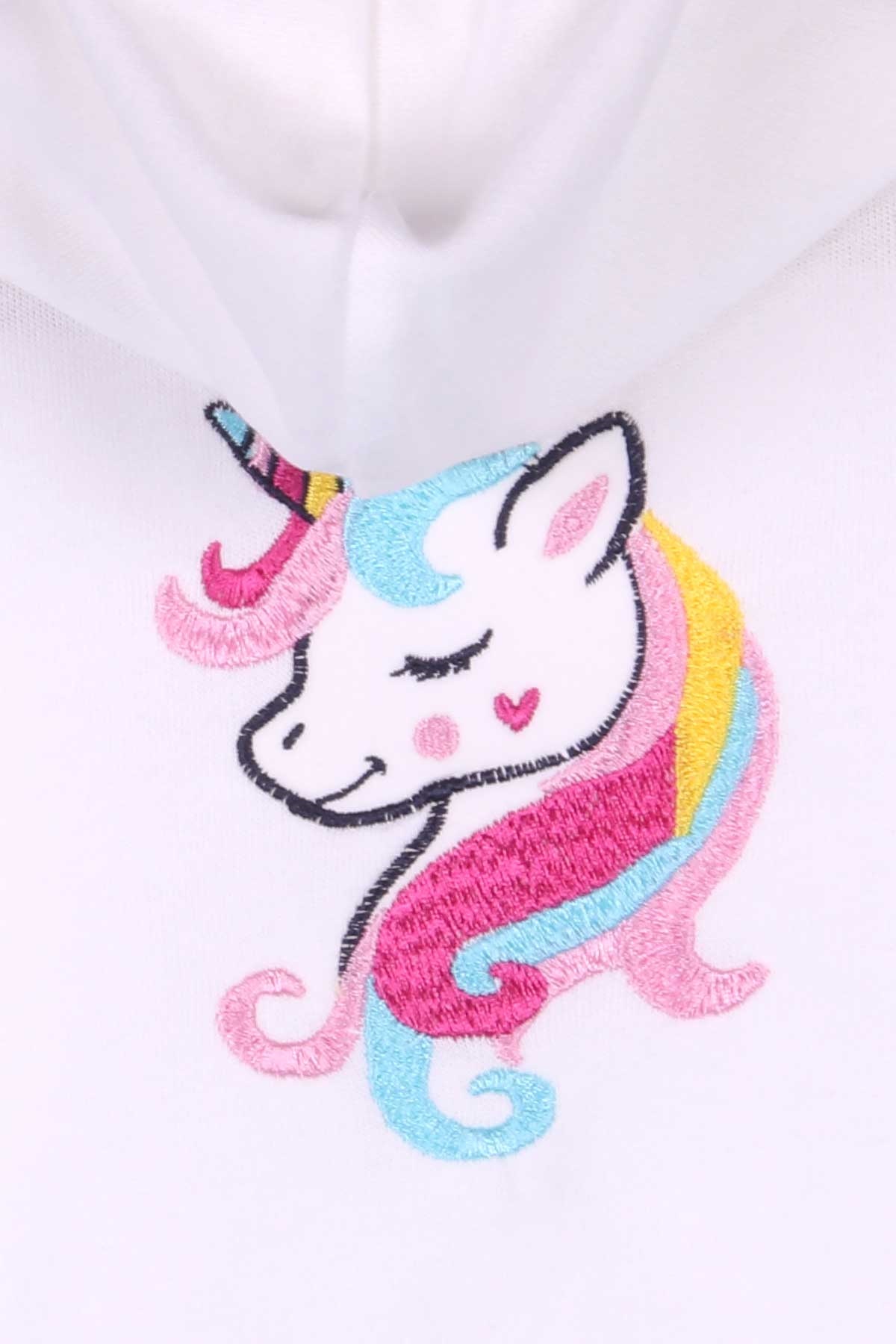 Breeze Kız Bebek Hırka Unicorn Ekru (9 Ay-3 Yaş)