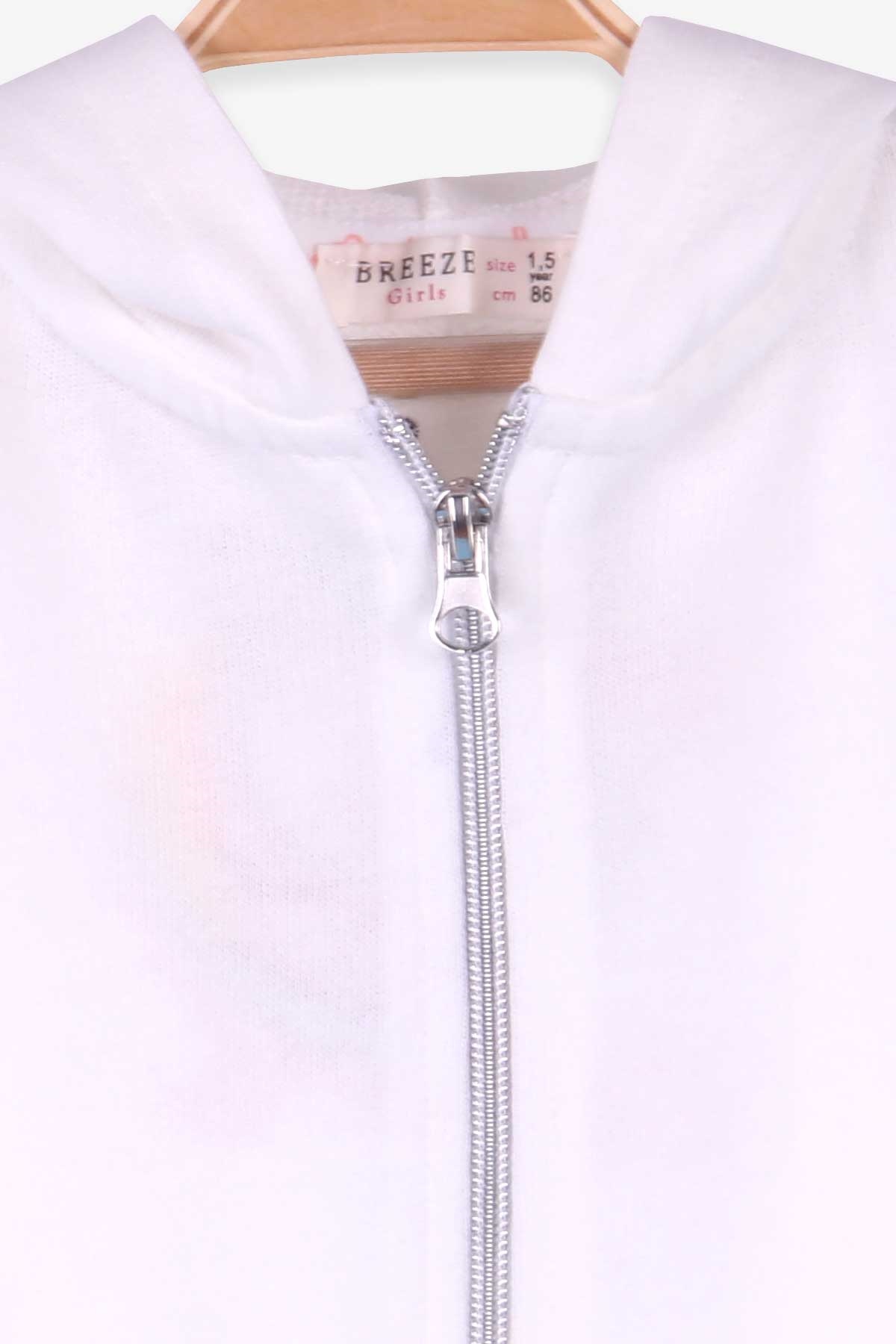 Breeze Kız Bebek Hırka Unicorn Ekru (9 Ay-3 Yaş)
