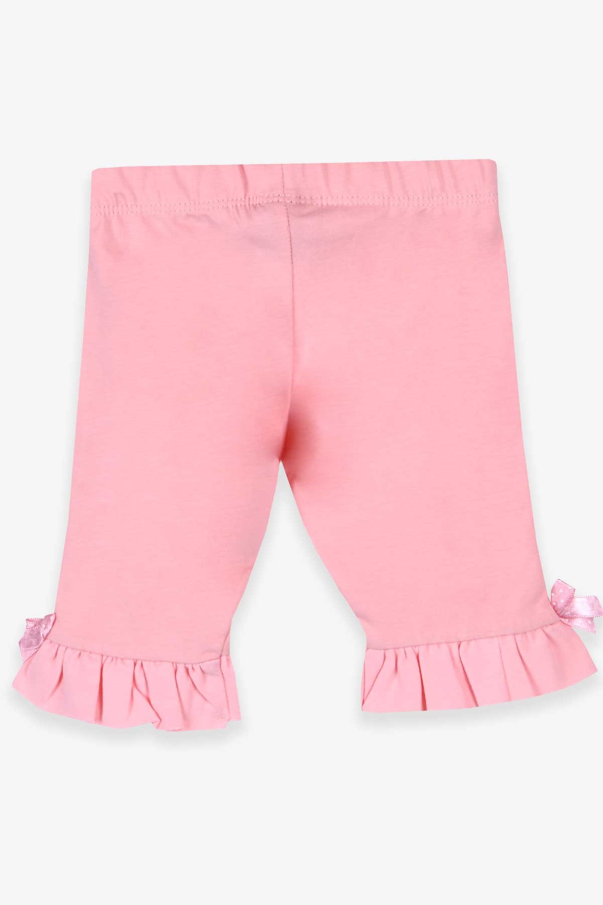 Breeze Kız Bebek Kapri Fiyonklu Fırfırlı Somon (9 Ay-2 Yaş)
