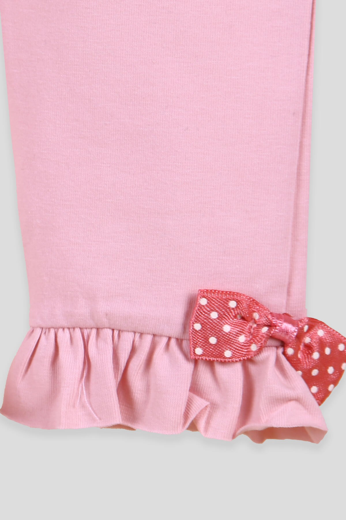 Breeze Kız Bebek Kapri Fiyonklu Fırfırlı Pudra (9 Ay-5 Yaş)