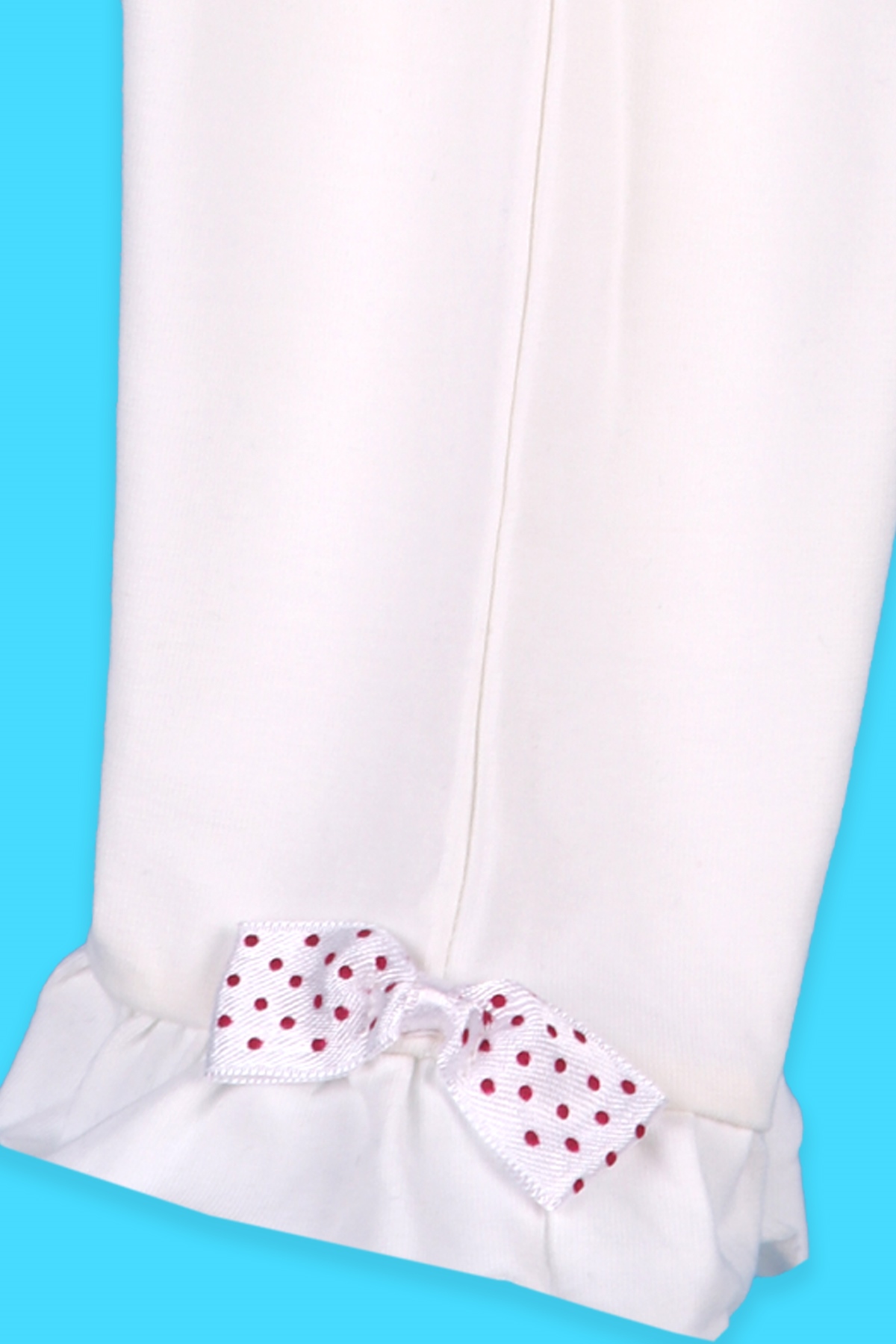 Breeze Kız Bebek Kapri Fiyonklu Fırfırlı Ekru (9 Ay-5 Yaş)