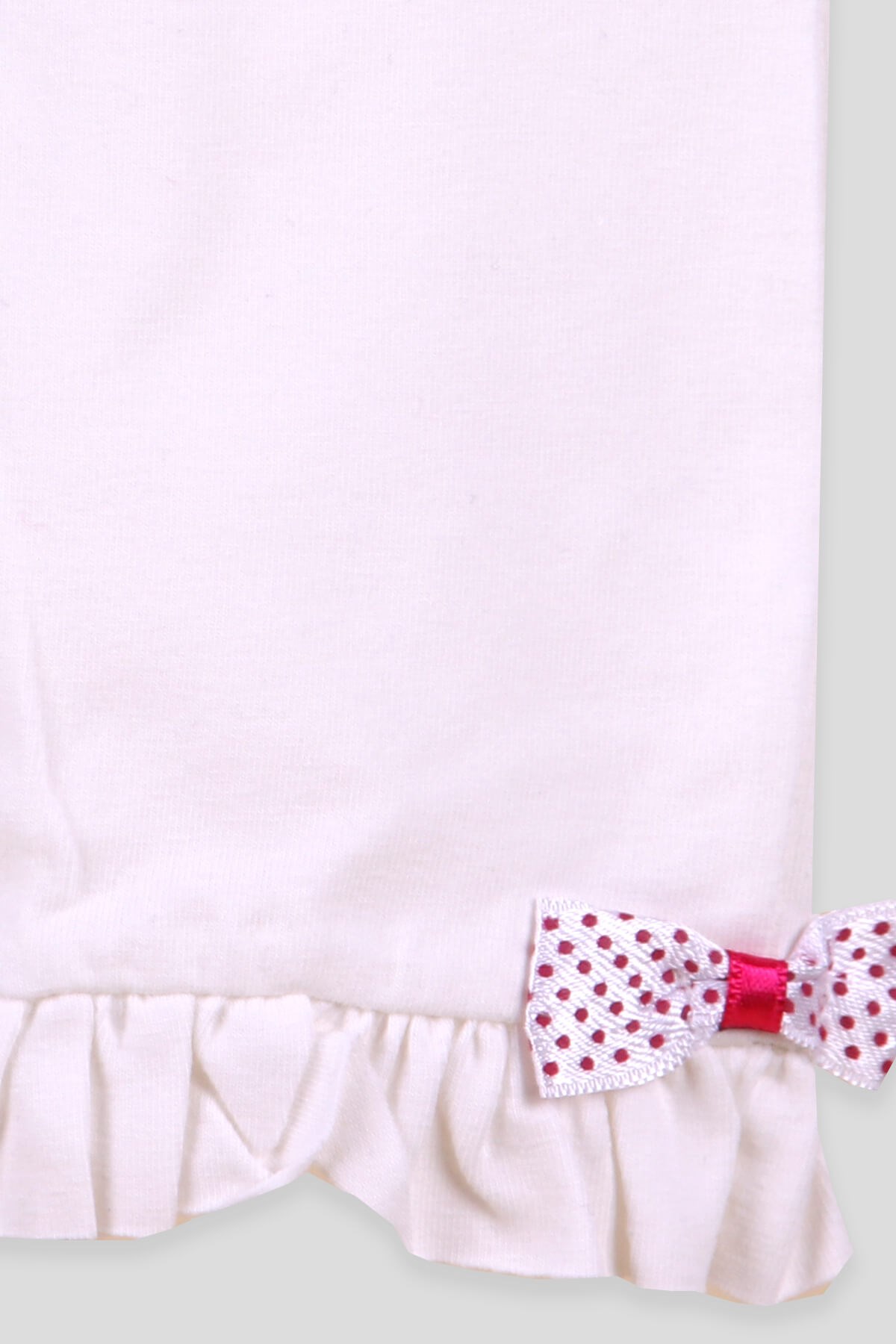 Breeze Kız Bebek Kapri Fiyonklu Fırfırlı Ekru (9 Ay-5 Yaş)