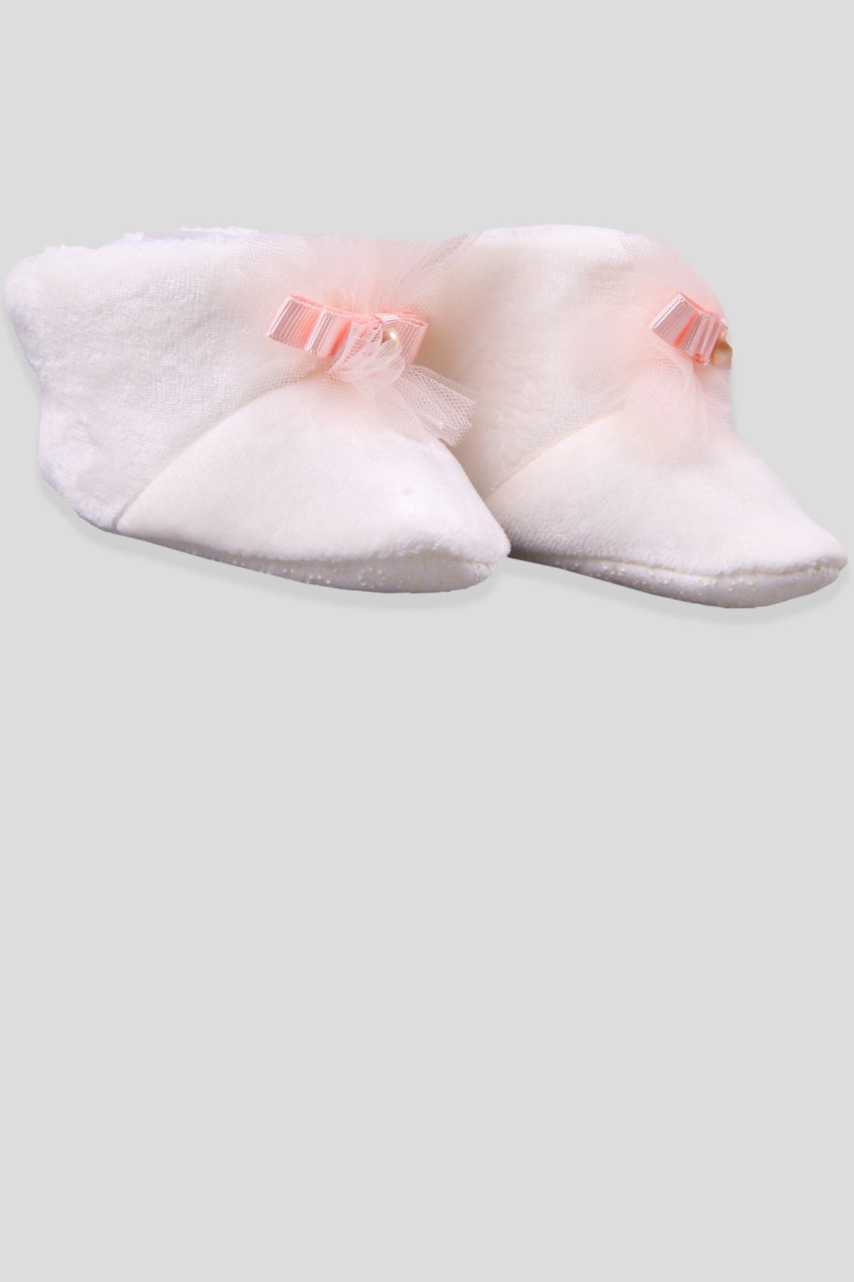 Breeze Kız Bebek Panduf İncili Somon (Standart)