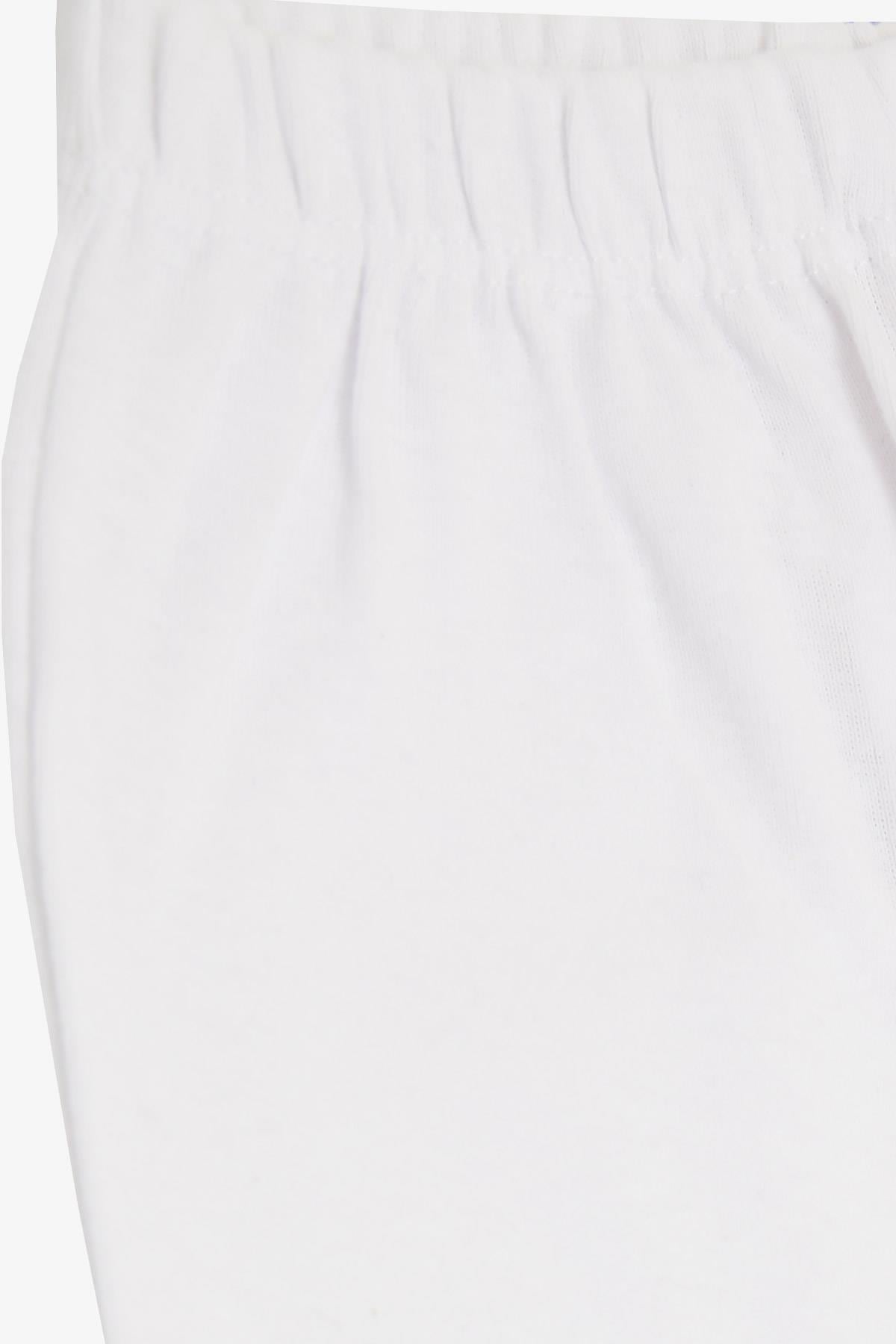 Breeze Kız Bebek Patikli Alt Basic Beyaz (0-3 Ay-)