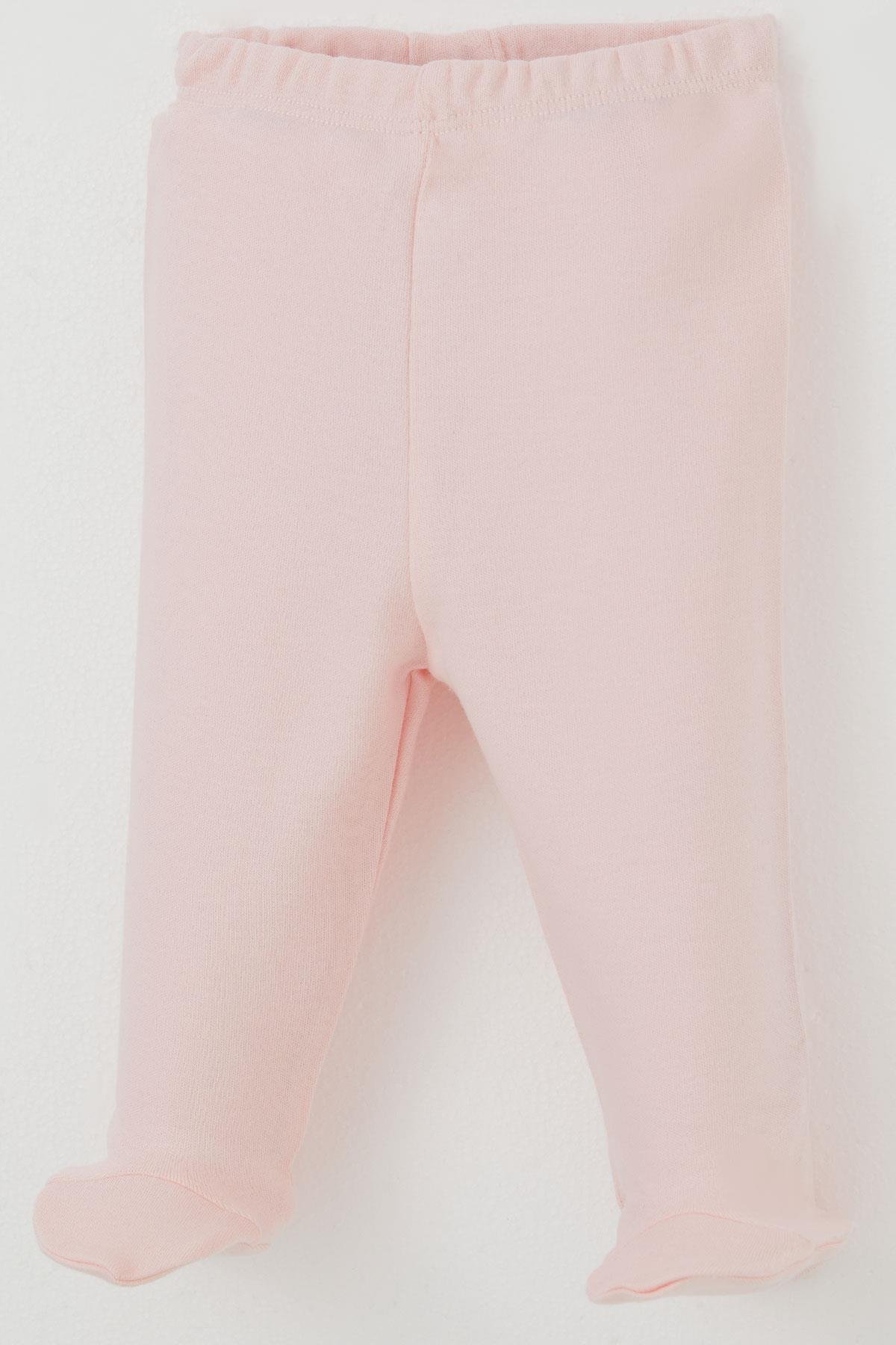 Breeze Kız Bebek Patikli Alt Basic Pembe (0-3 Ay)