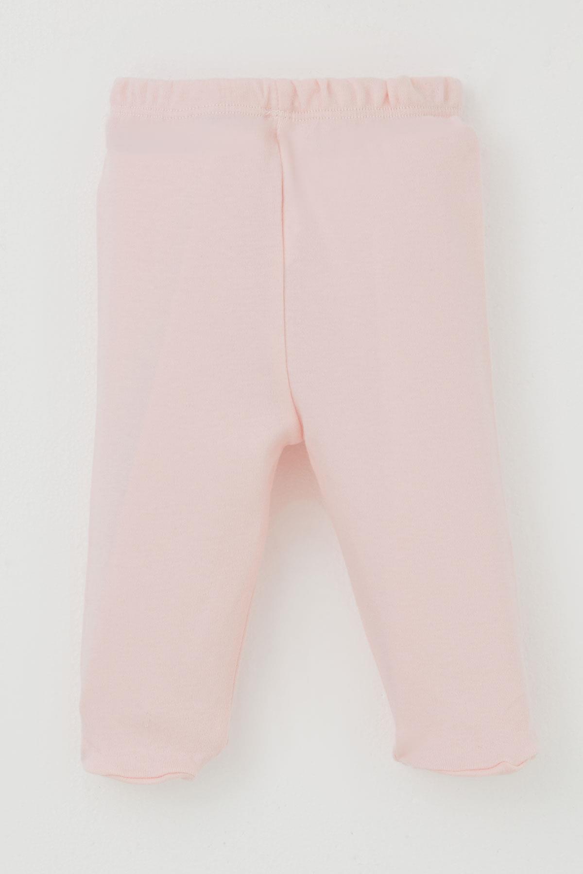 Breeze Kız Bebek Patikli Alt Basic Pembe (0-3 Ay)