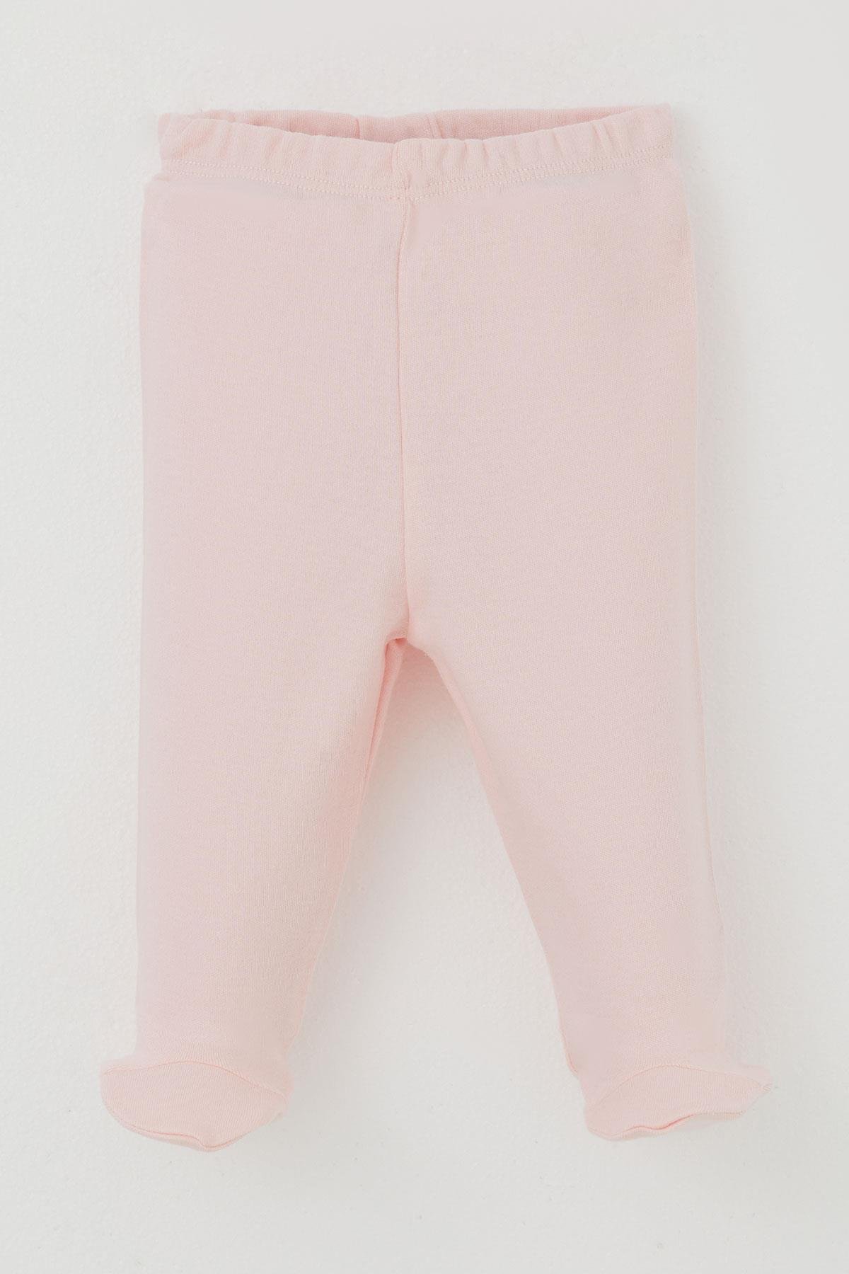 Breeze Kız Bebek Patikli Alt Basic Pembe (0-3 Ay)