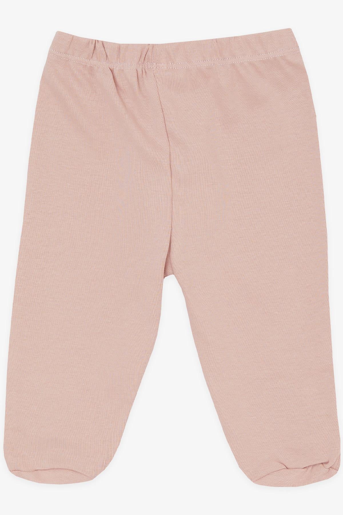 Breeze Kız Bebek Patikli Alt Basic Pudra (0-3 Ay-)