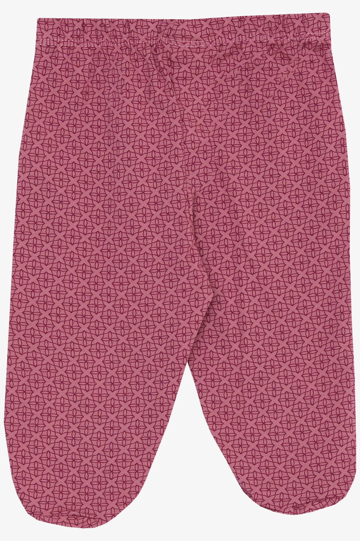 Breeze Kız Bebek Patikli Alt Desenli Gülkurusu (6 Ay)