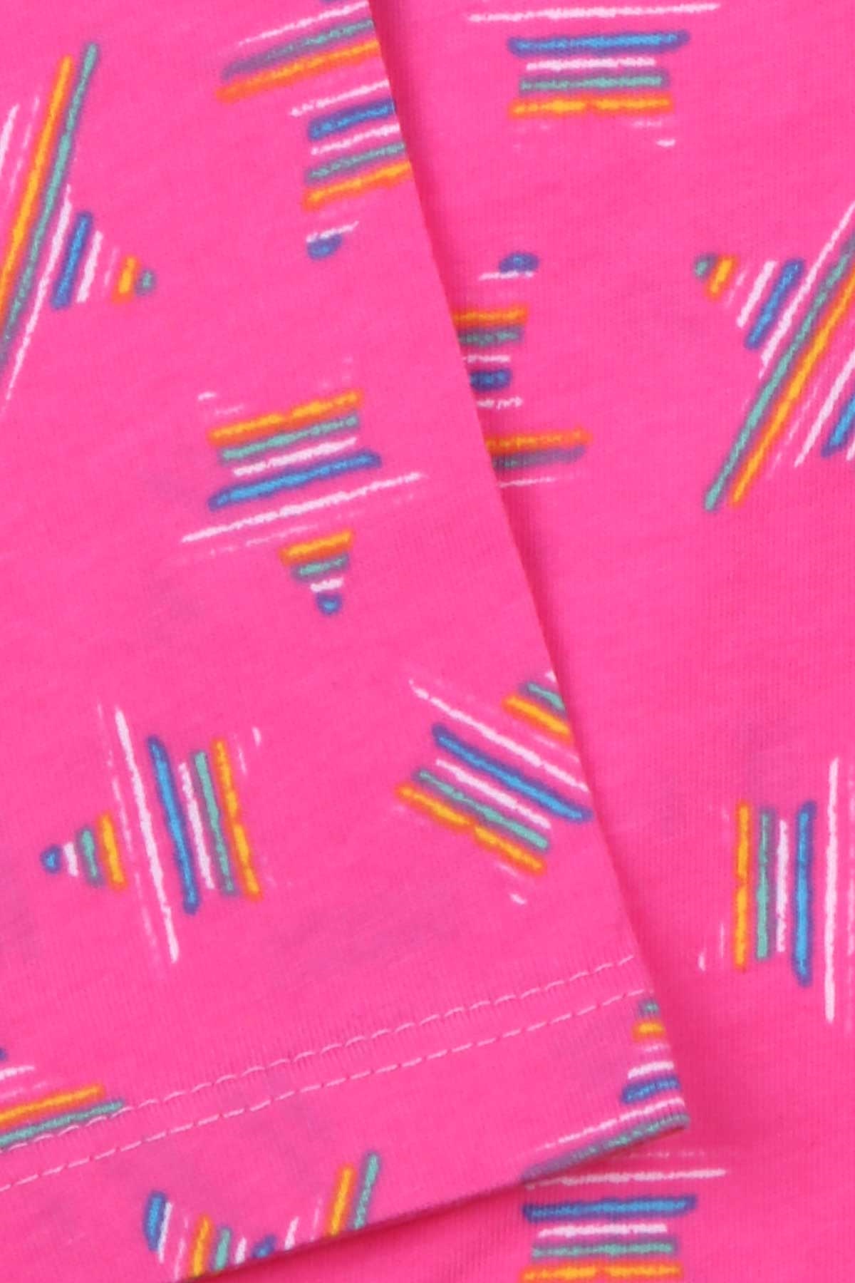 Breeze Kız Bebek Pijama Takım Yıldız Desenli Pembe (4 Ay-1 Yaş)