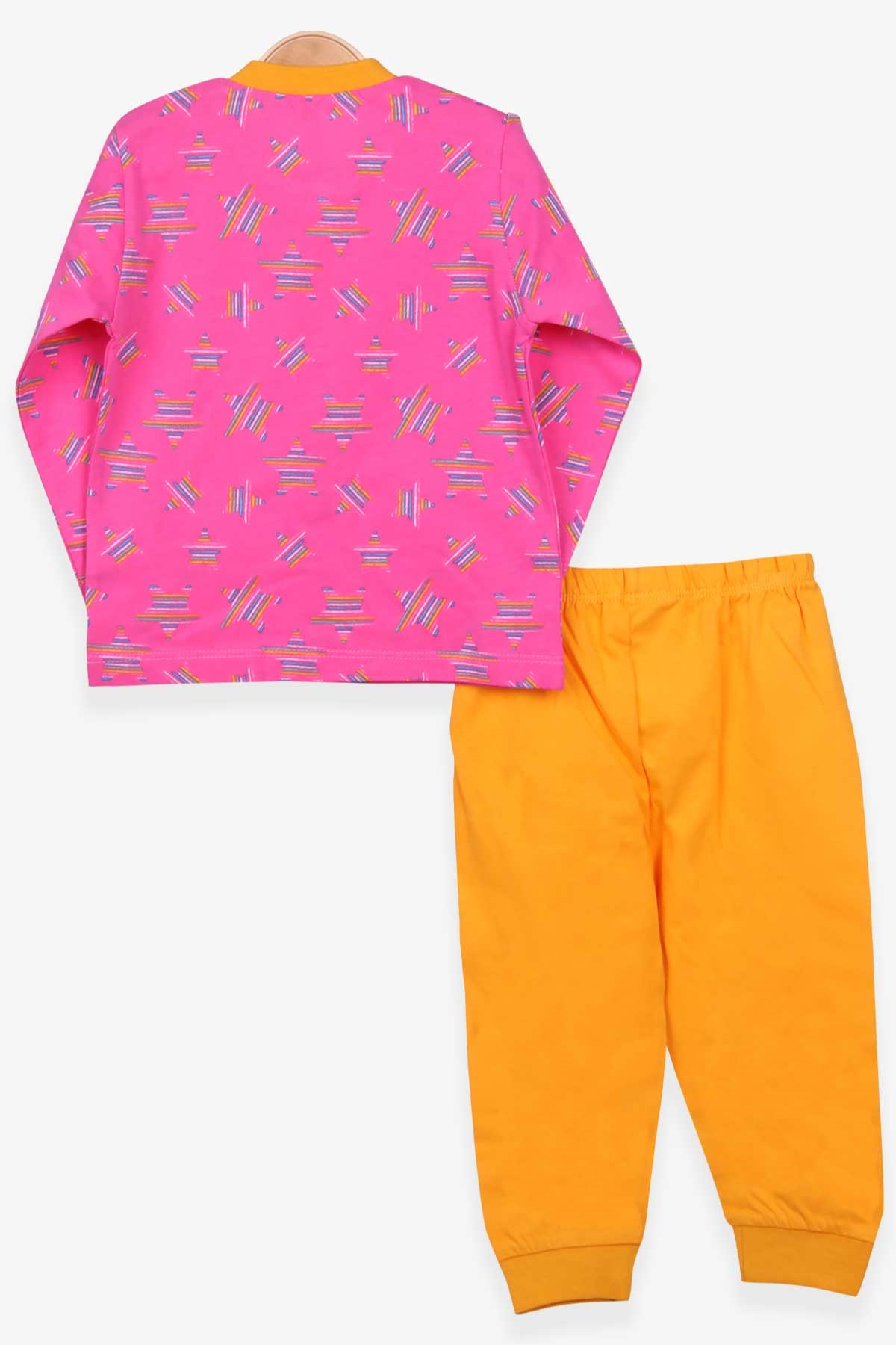 Breeze Kız Bebek Pijama Takım Yıldız Desenli Pembe (4 Ay-1 Yaş)