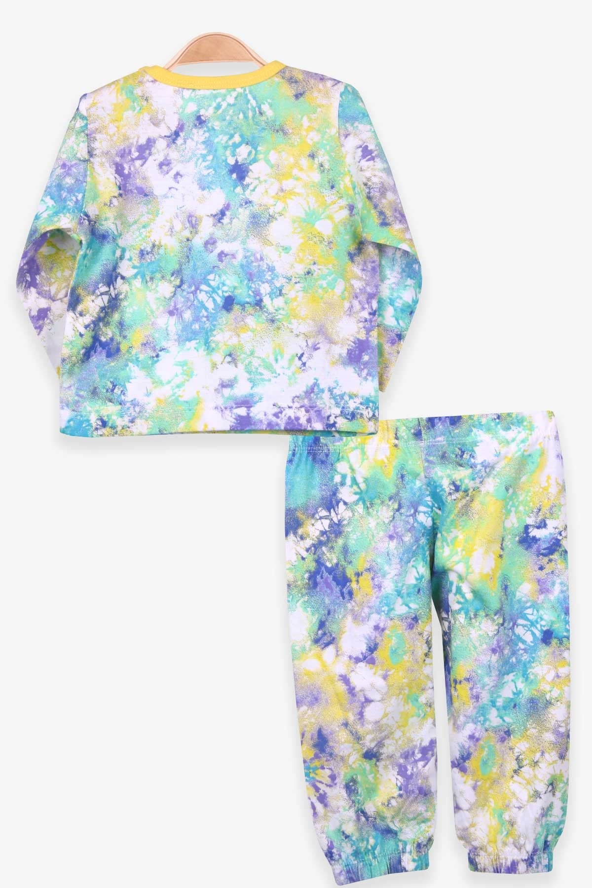 Breeze Kız Bebek Pijama Takımı Batik Desenli Karışık Renk (9 Ay-3 Yaş)