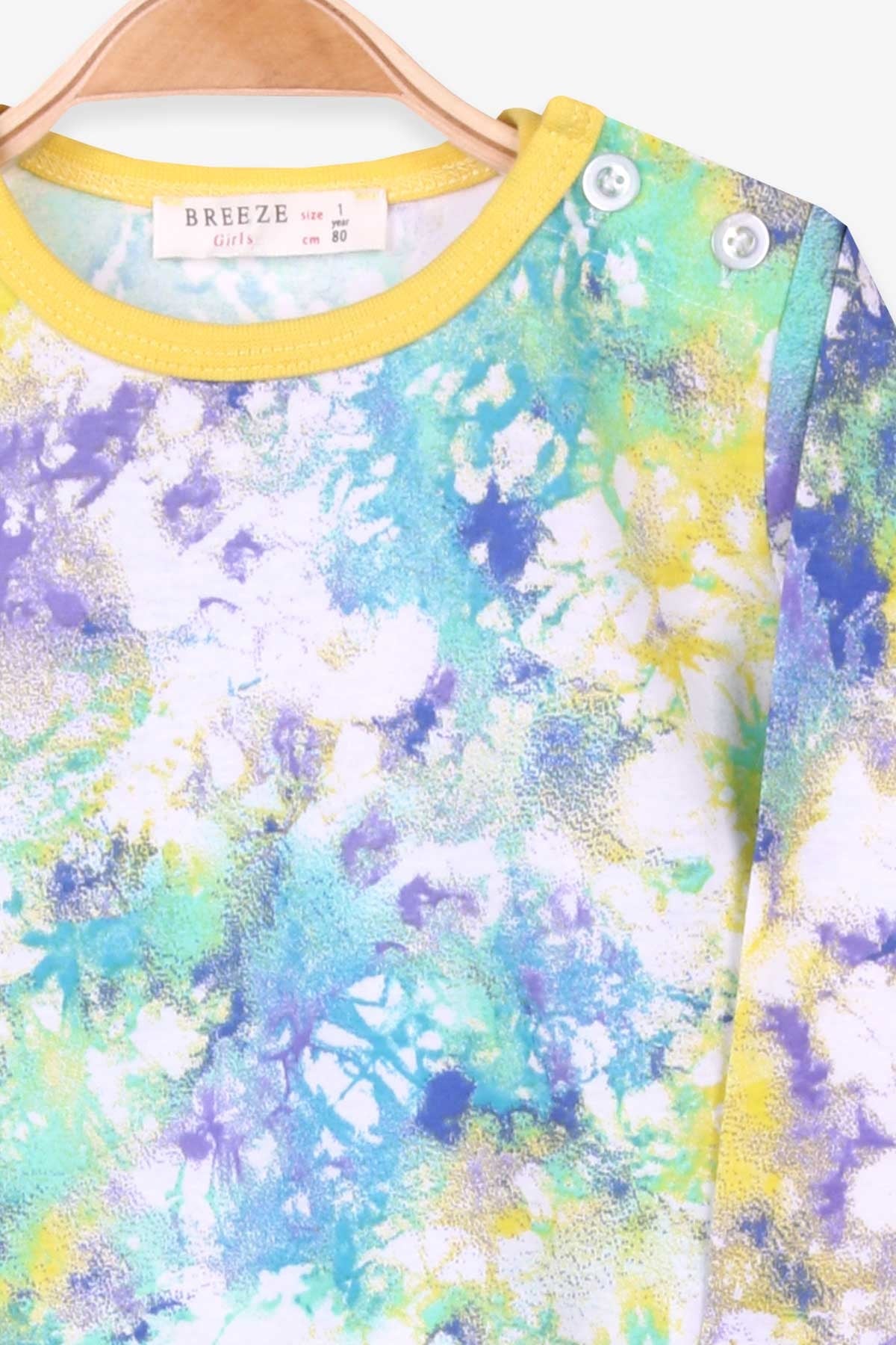 Breeze Kız Bebek Pijama Takımı Batik Desenli Karışık Renk (9 Ay-3 Yaş)