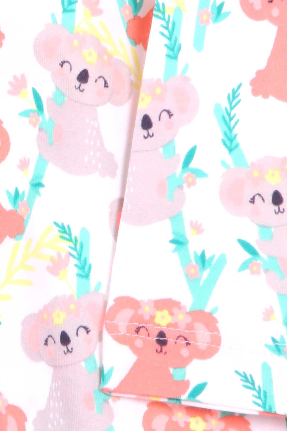 Breeze Kız Bebek Pijama Takımı Çiçek Desenli (9 Ay-3 Yaş)