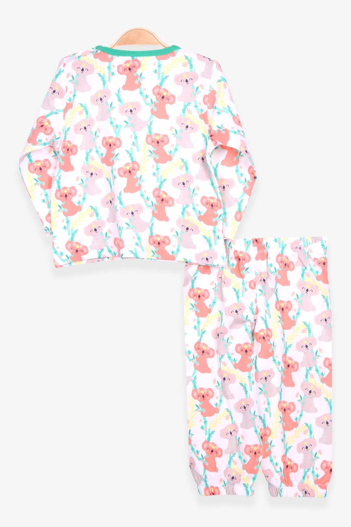 Breeze Kız Bebek Pijama Takımı Çiçek Desenli (9 Ay-3 Yaş)