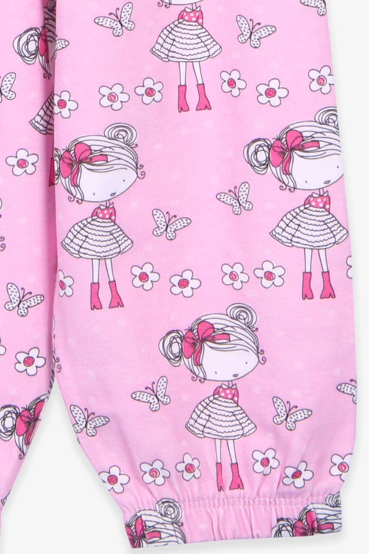Breeze Kız Bebek Pijama Takımı Çiçekli Pembe (9 Ay-3 Yaş)