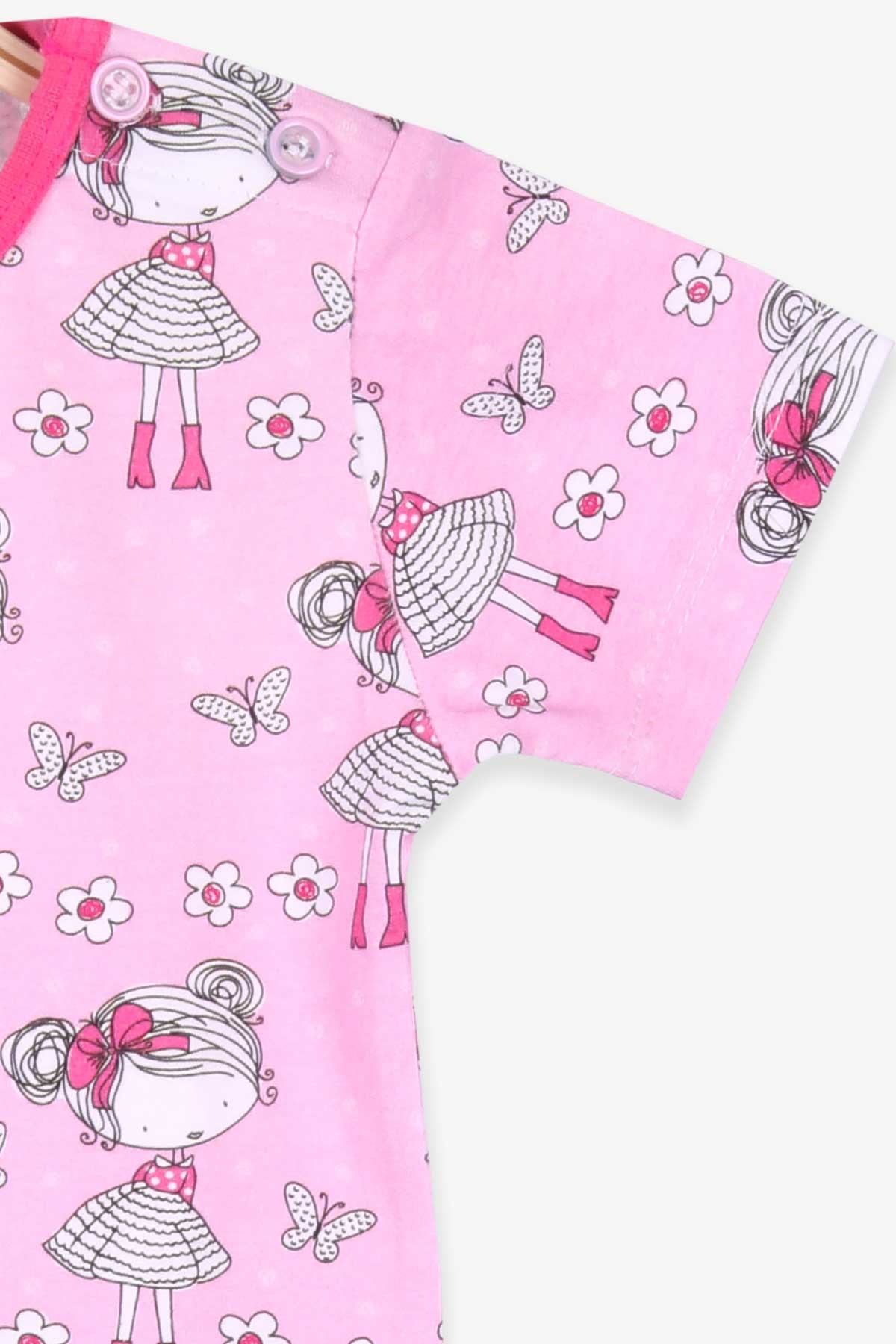 Breeze Kız Bebek Pijama Takımı Çiçekli Pembe (9 Ay-3 Yaş)