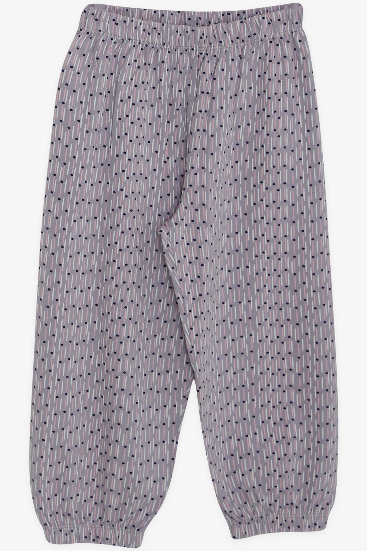 Breeze Kız Bebek Pijama Takımı Desenli Açık Lila (9 Ay-3 Yaş)