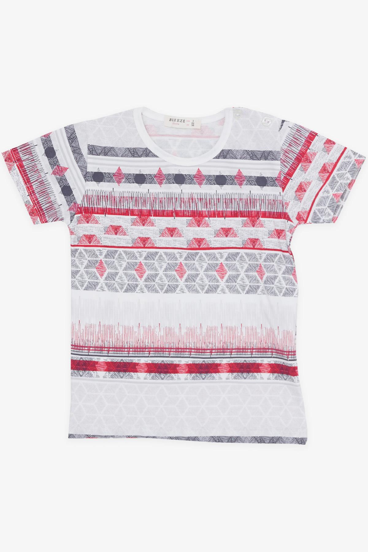 Breeze Kız Bebek Pijama Takımı Geometrik Desenli Karışık Renk (9 Ay-3 Yaş)