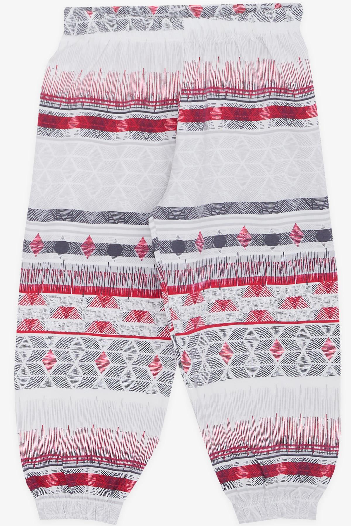 Breeze Kız Bebek Pijama Takımı Geometrik Desenli Karışık Renk (9 Ay-3 Yaş)