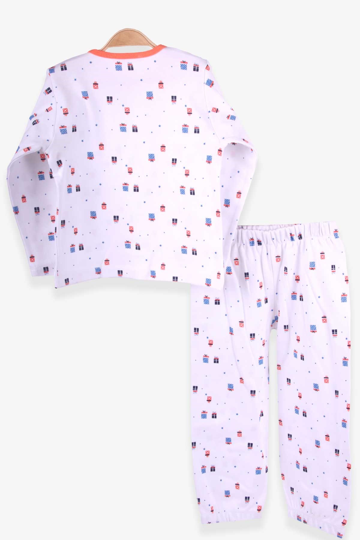 Breeze Kız Bebek Pijama Takımı Hediye Paketi Desenli Beyaz (9 Ay-3 Yaş)