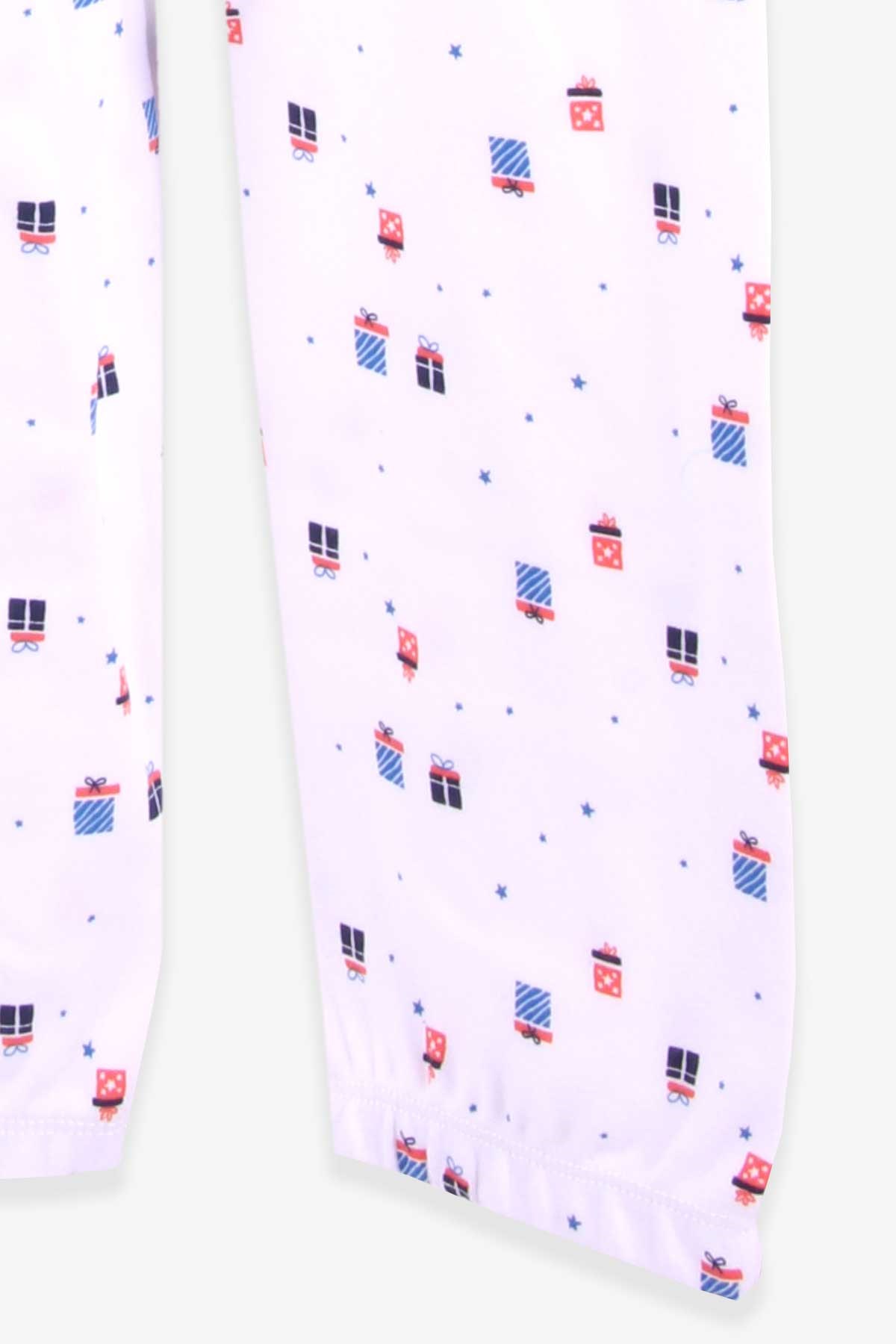 Breeze Kız Bebek Pijama Takımı Hediye Paketi Desenli Beyaz (9 Ay-3 Yaş)