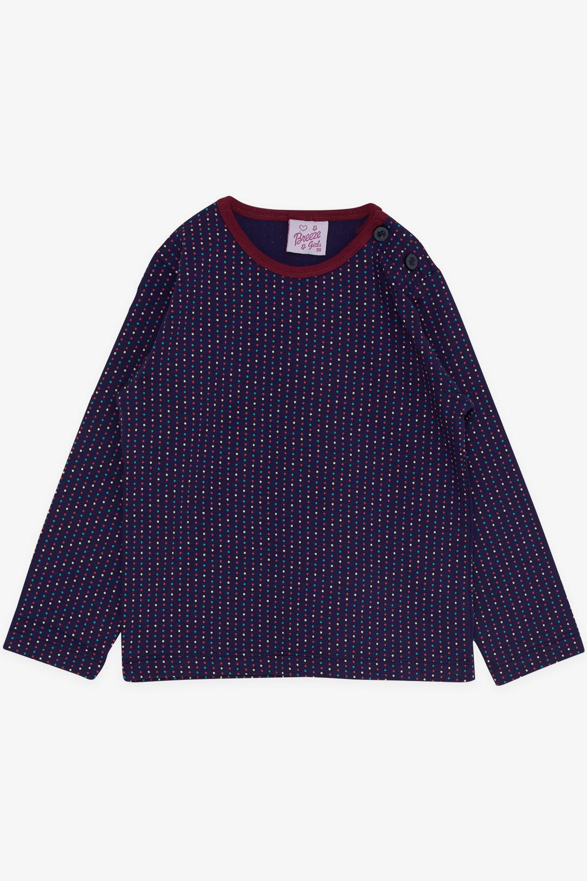 Breeze Kız Bebek Pijama Takımı Renkli Puantiye Desenli Karışık Renk (9 Ay-3 Yaş)