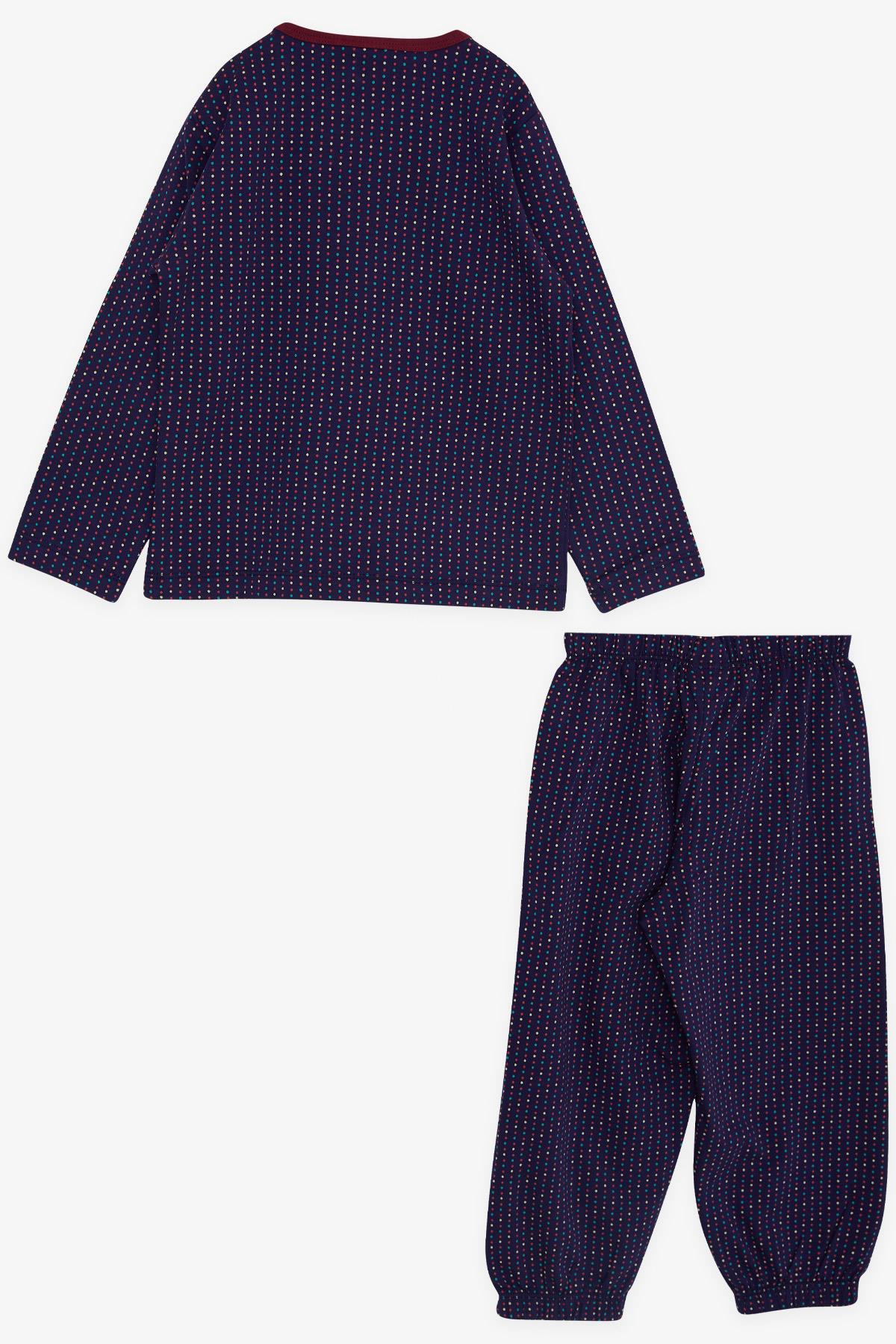 Breeze Kız Bebek Pijama Takımı Renkli Puantiye Desenli Karışık Renk (9 Ay-3 Yaş)