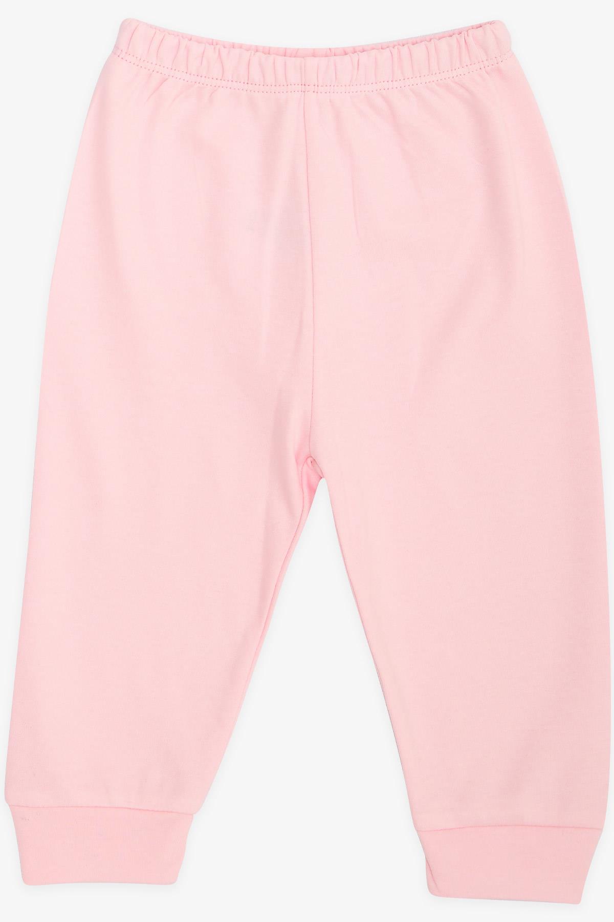 Breeze Kız Bebek Pijama Takımı Uykucu Unicorn Desenli Beyaz (4 Ay-1 Yaş)