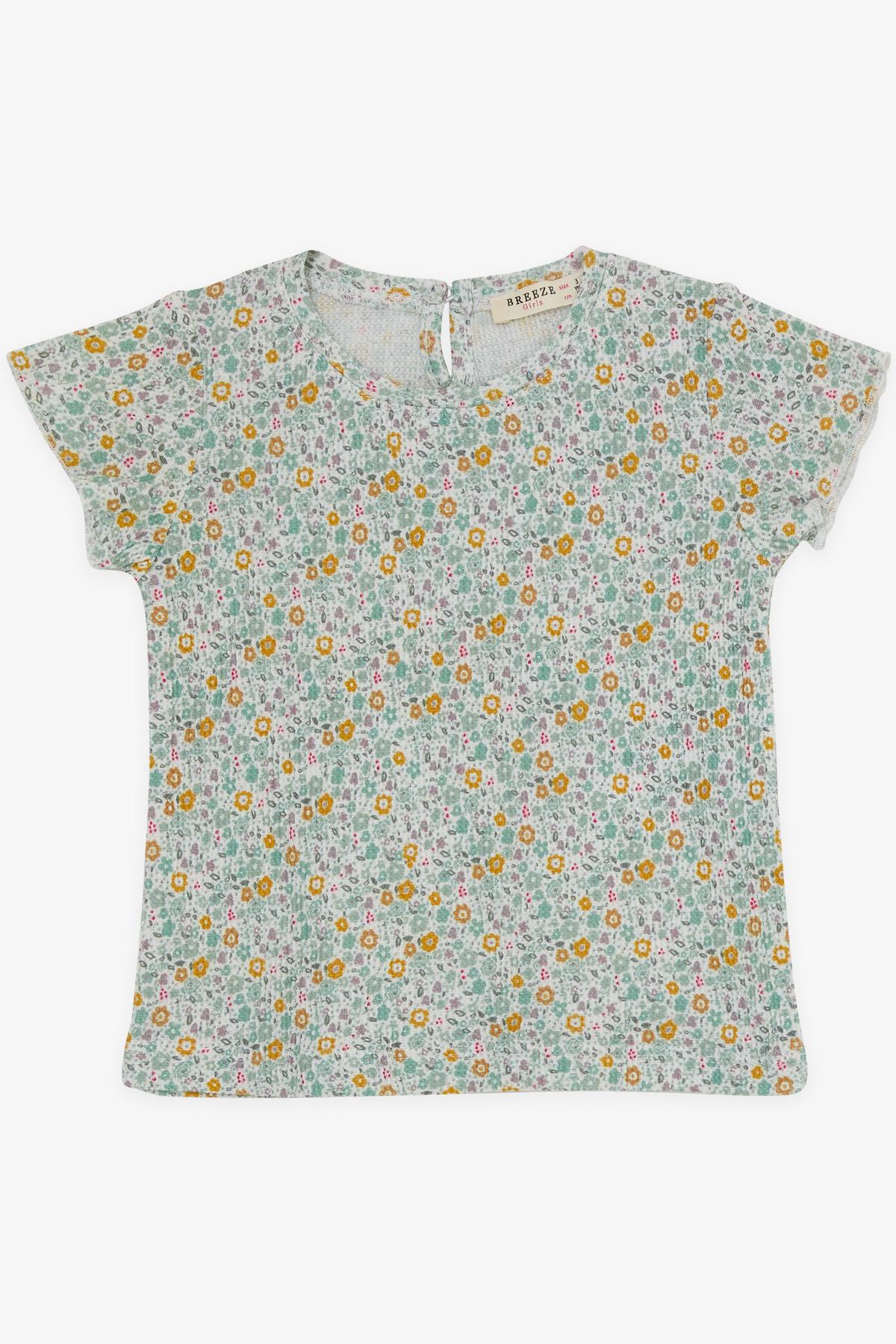 Breeze Kız Bebek Taytlı Takım Çiçek Desenli Karışık Renk (9 Ay-3 Yaş)