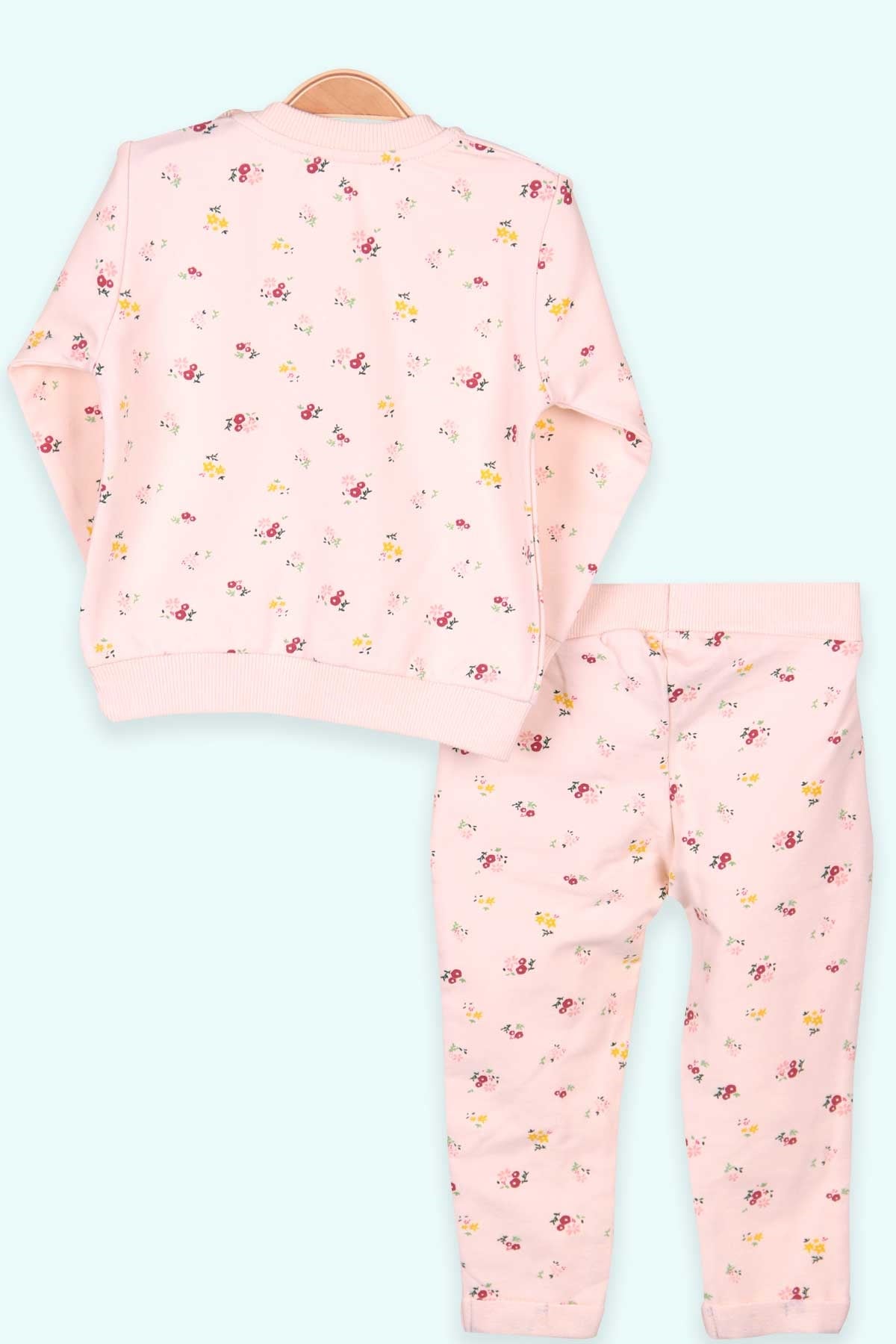 Breeze Kız Bebek Taytlı Takım Çiçekli Krem (6 Ay-2 Yaş)