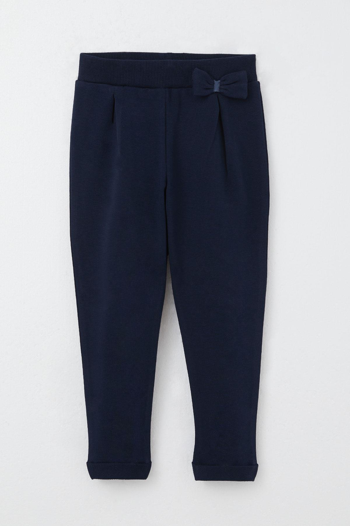 Breeze Kız Bebek Taytlı Takım Havalı Kız Baskılı Taytı Fiyonklu Gülkurusu (9 Ay-3 Yaş)