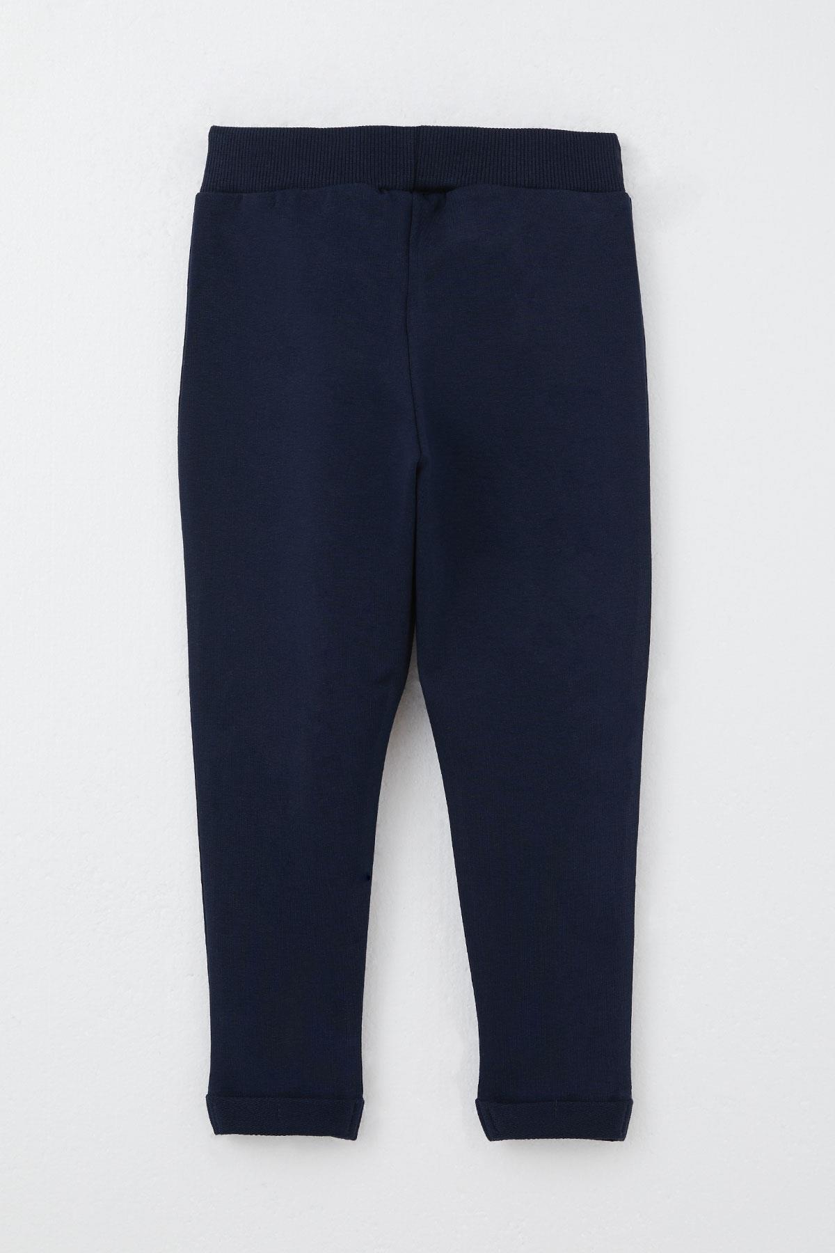 Breeze Kız Bebek Taytlı Takım Havalı Kız Baskılı Taytı Fiyonklu Gülkurusu (9 Ay-3 Yaş)