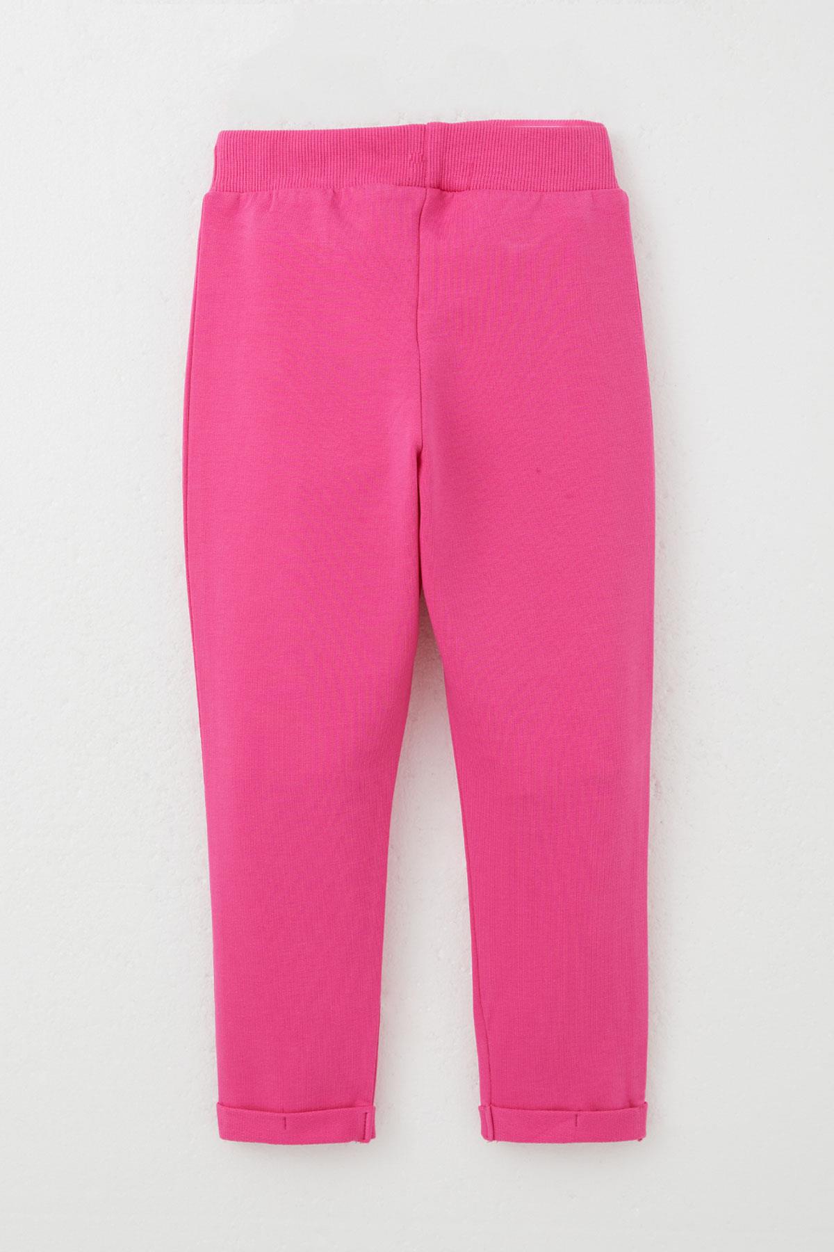 Breeze Kız Bebek Taytlı Takım Mutlu Tavşancık Baskılı Kalpli Bej (9 Ay-3 Yaş)