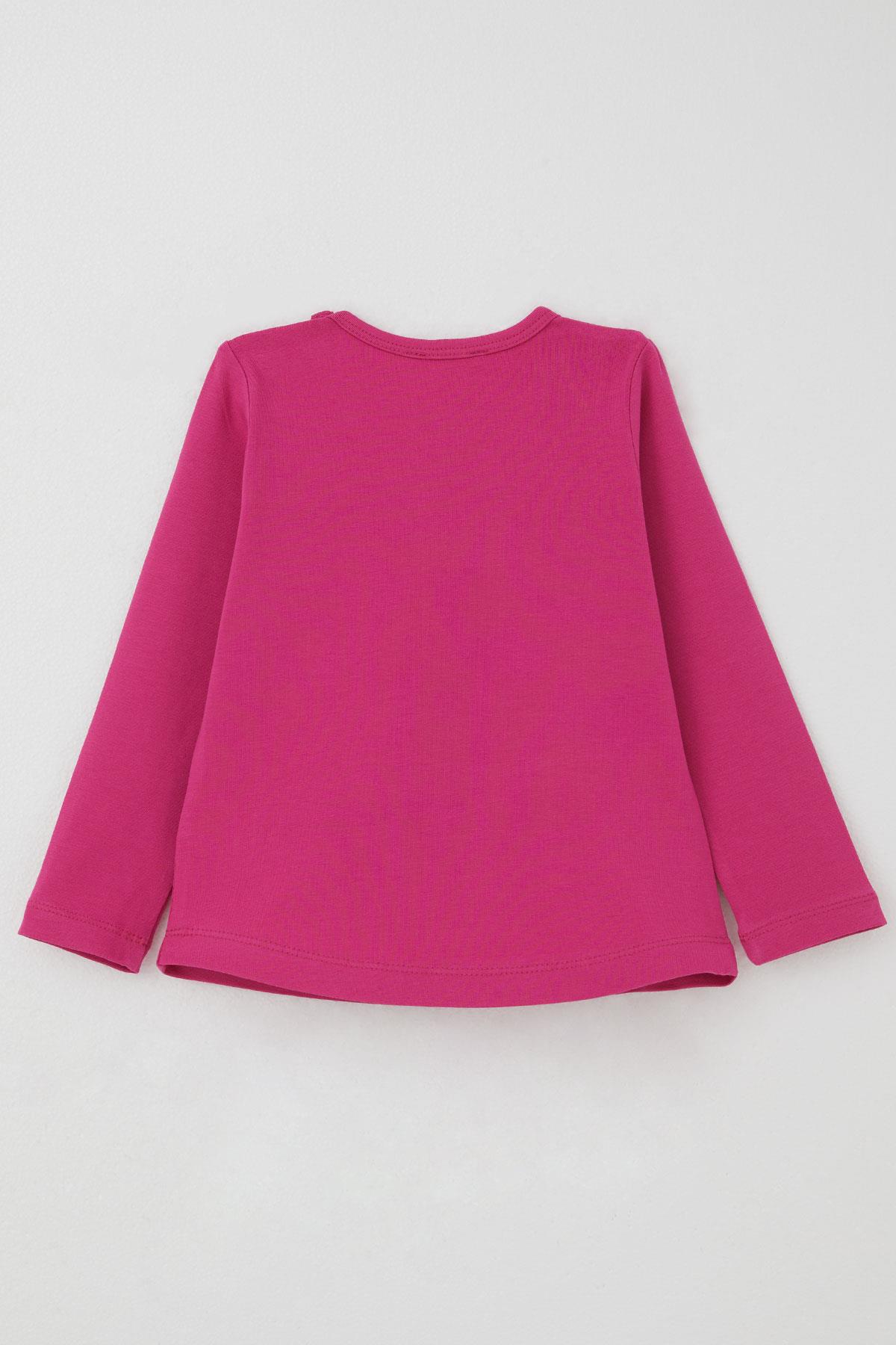 Breeze Kız Bebek Taytlı Takım Prenses Kız Baskılı Pembe (1-1.5 Yaş)