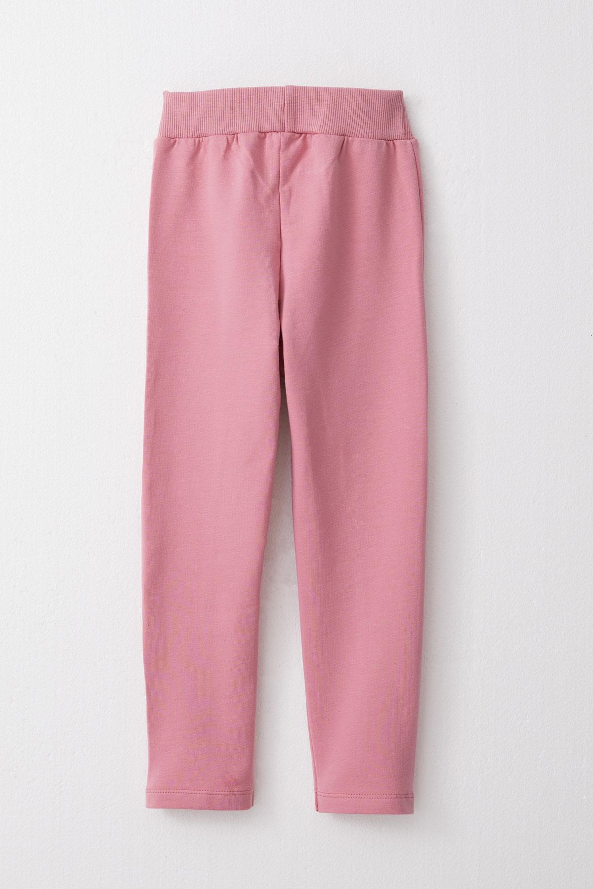 Breeze Kız Bebek Taytlı Takım Sevimli Dostlar Temalı Ayıcık Baskılı Beyaz (9 Ay-3 Yaş)